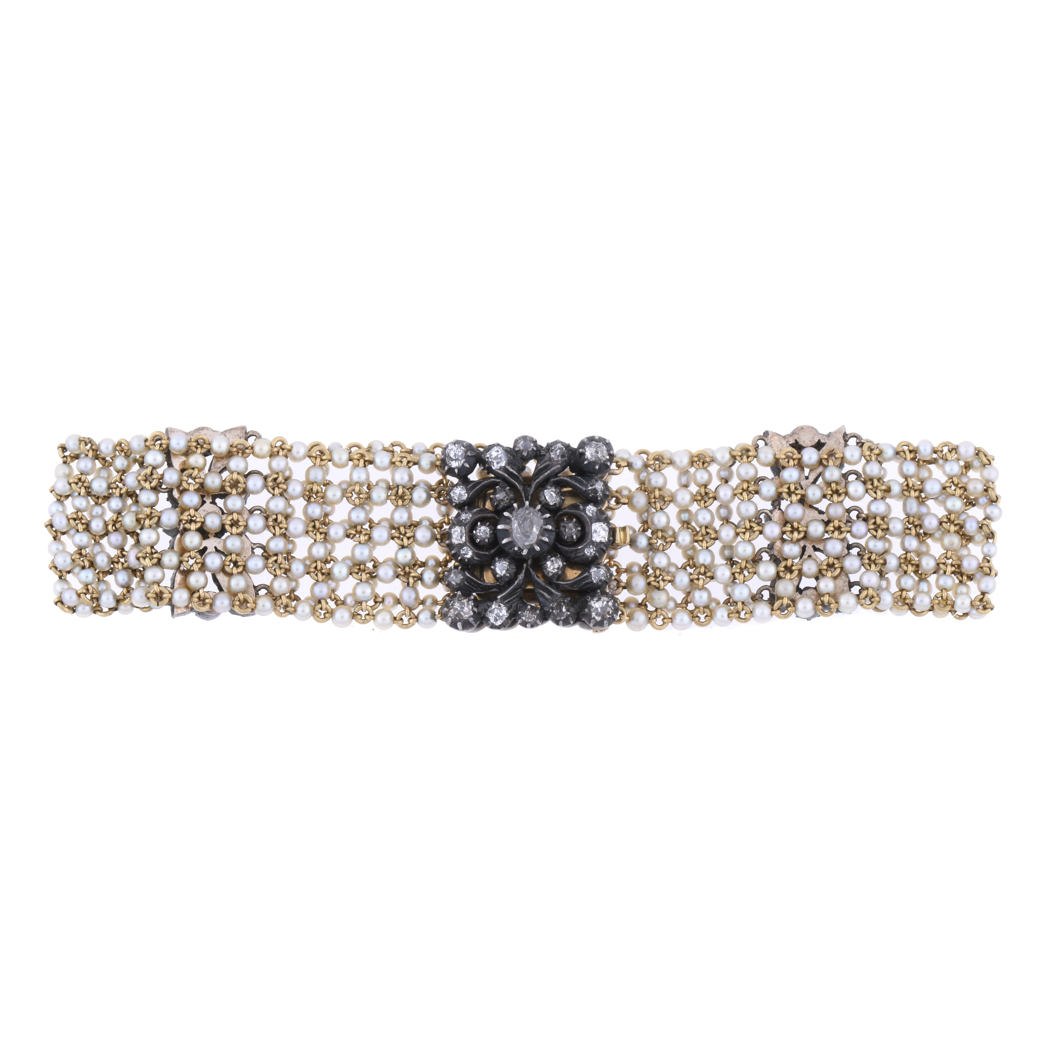 BRACELET WITH PEARLS, EARLY 20TH CENTURY.