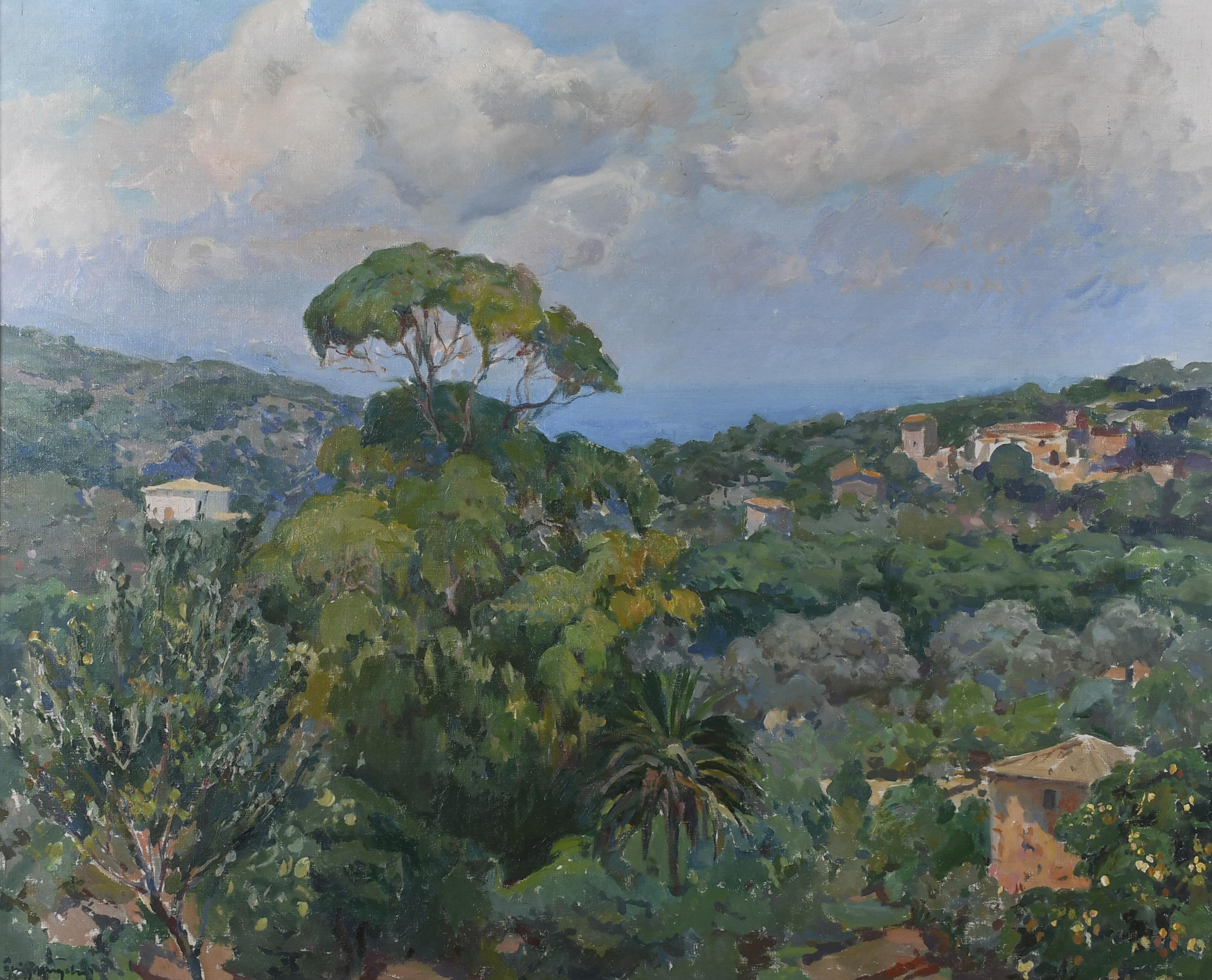 JOSEP PUIGDENGOLAS BARELLA (1906-1987). "PAISAJE", Mallorca