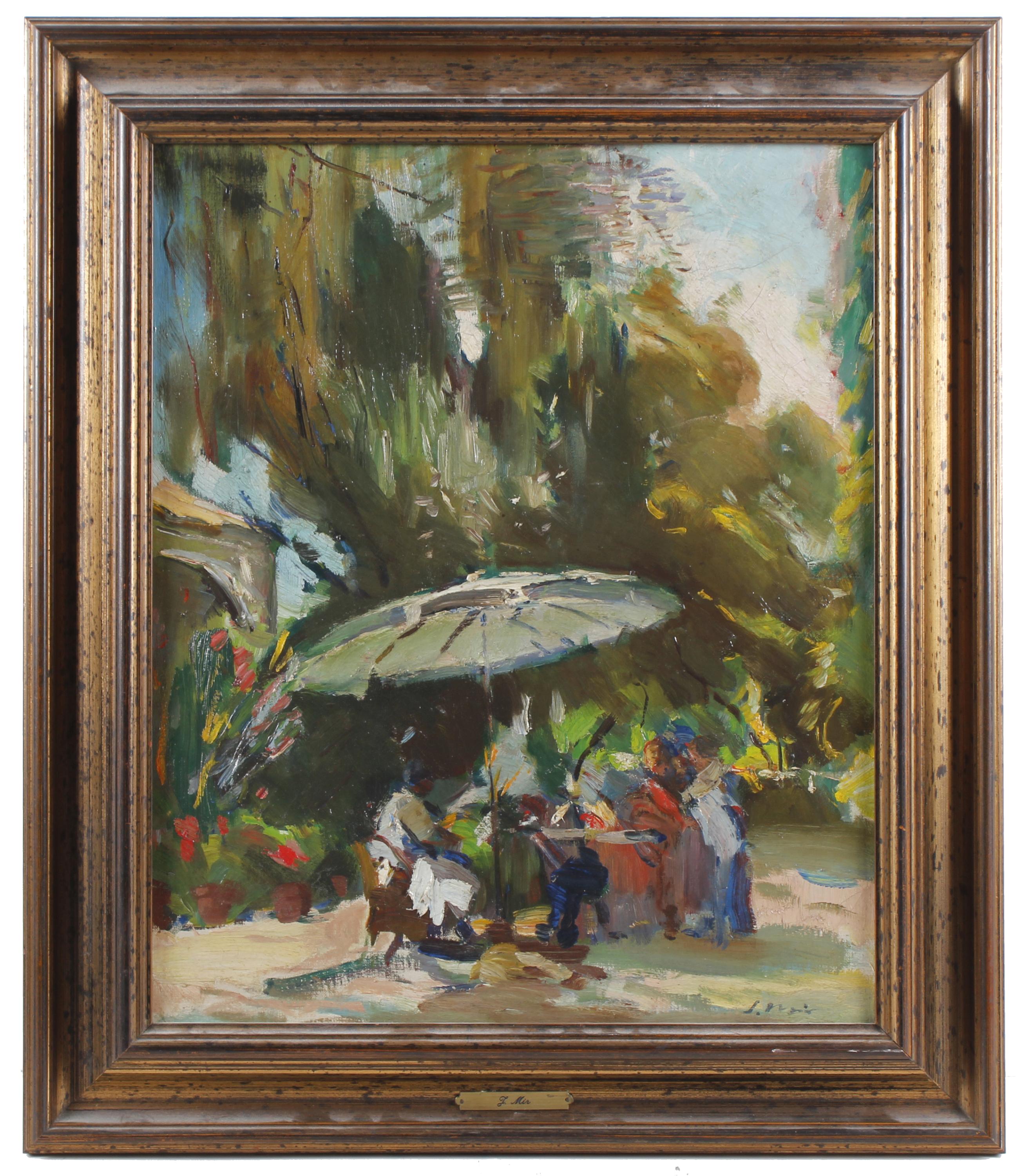 JOAQUIM MIR I TRINXET (1873-1940). "EL PARASOL". 