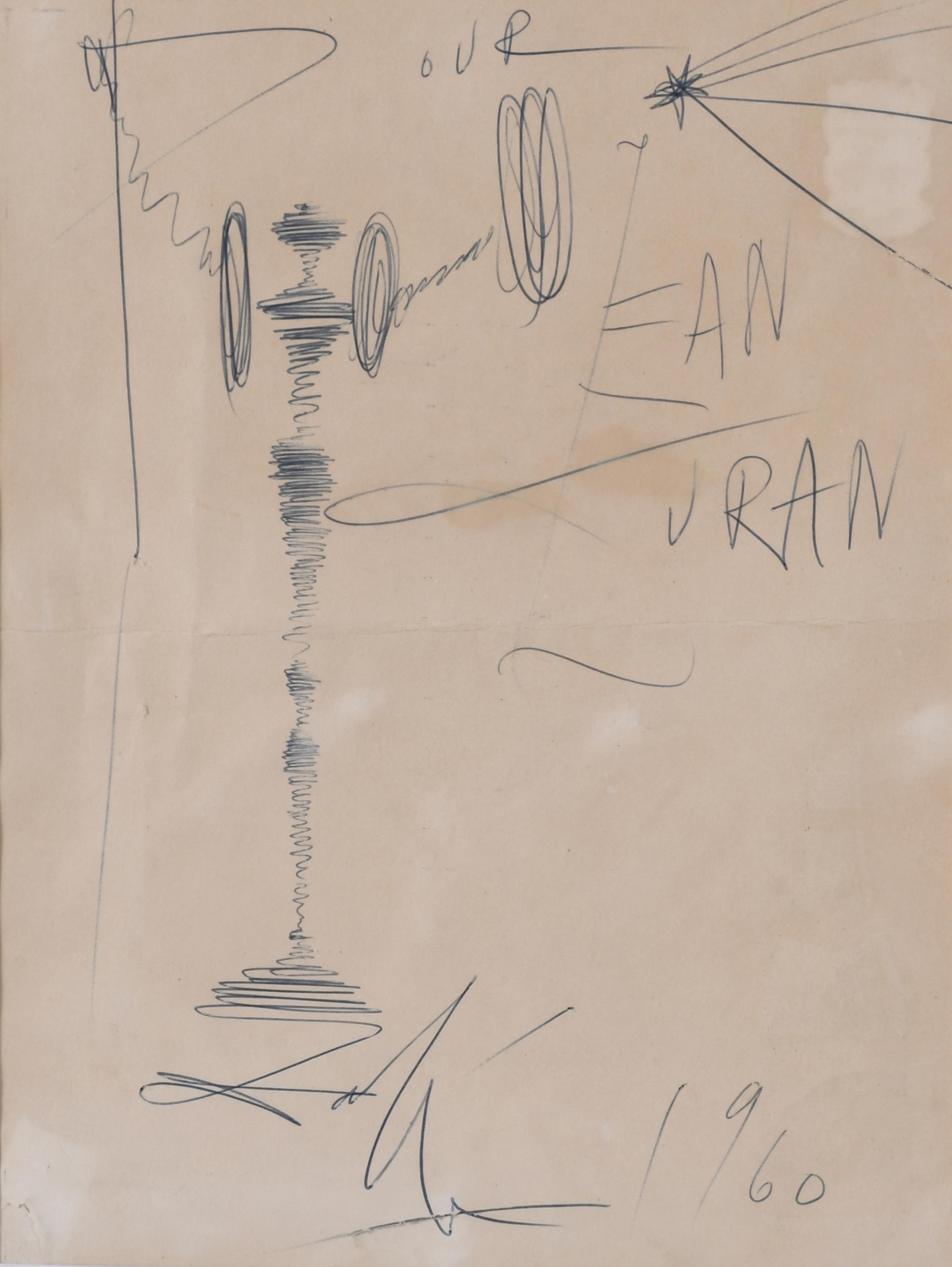 SALVADOR DALÍ I DOMÈNECH (1904-1989). AUTOGRAPH WITH THE FI