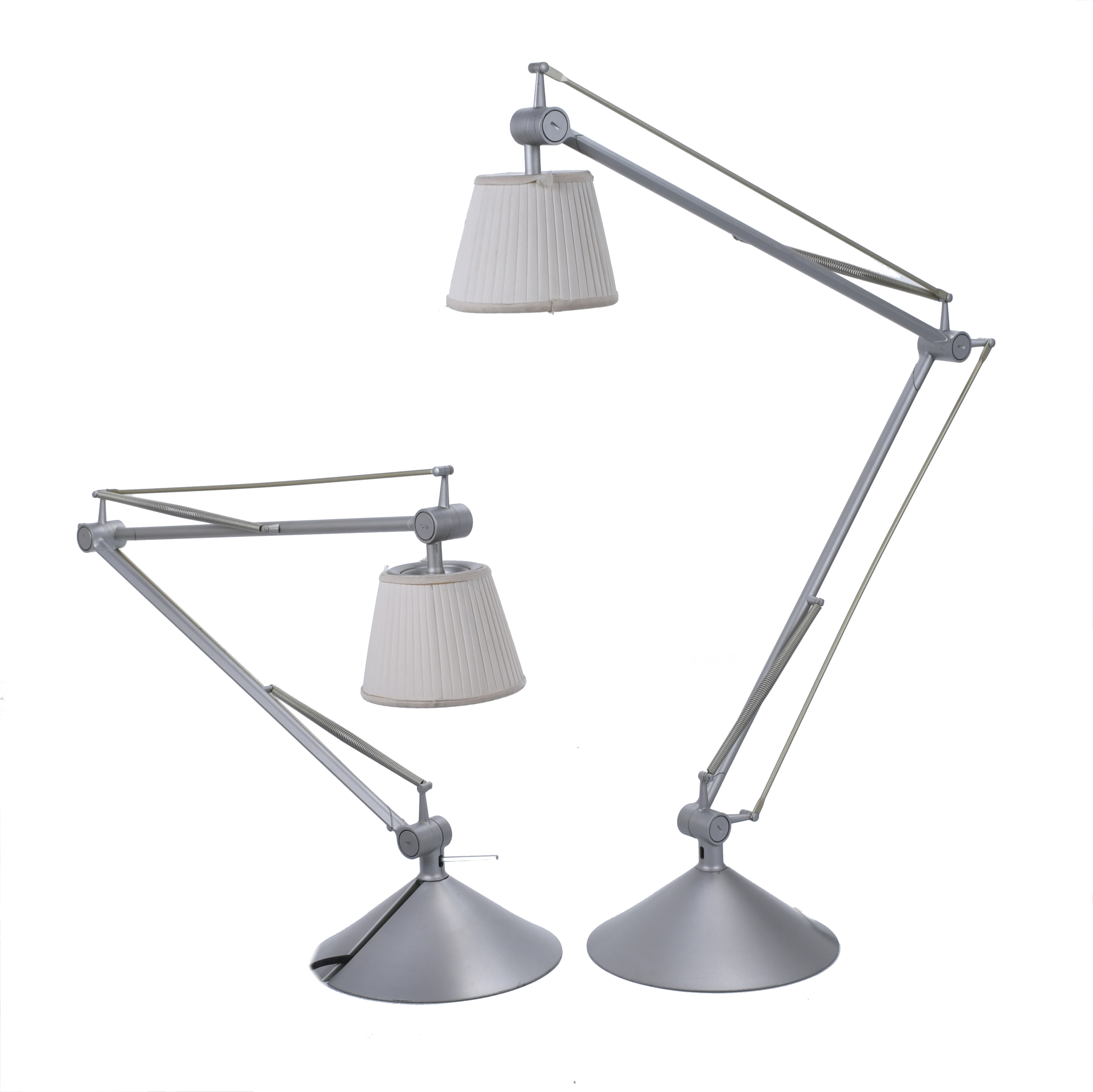 PHILIPPE STARCK (1949) PAIR OF "ARCHIMOON" DESK LAMPS.