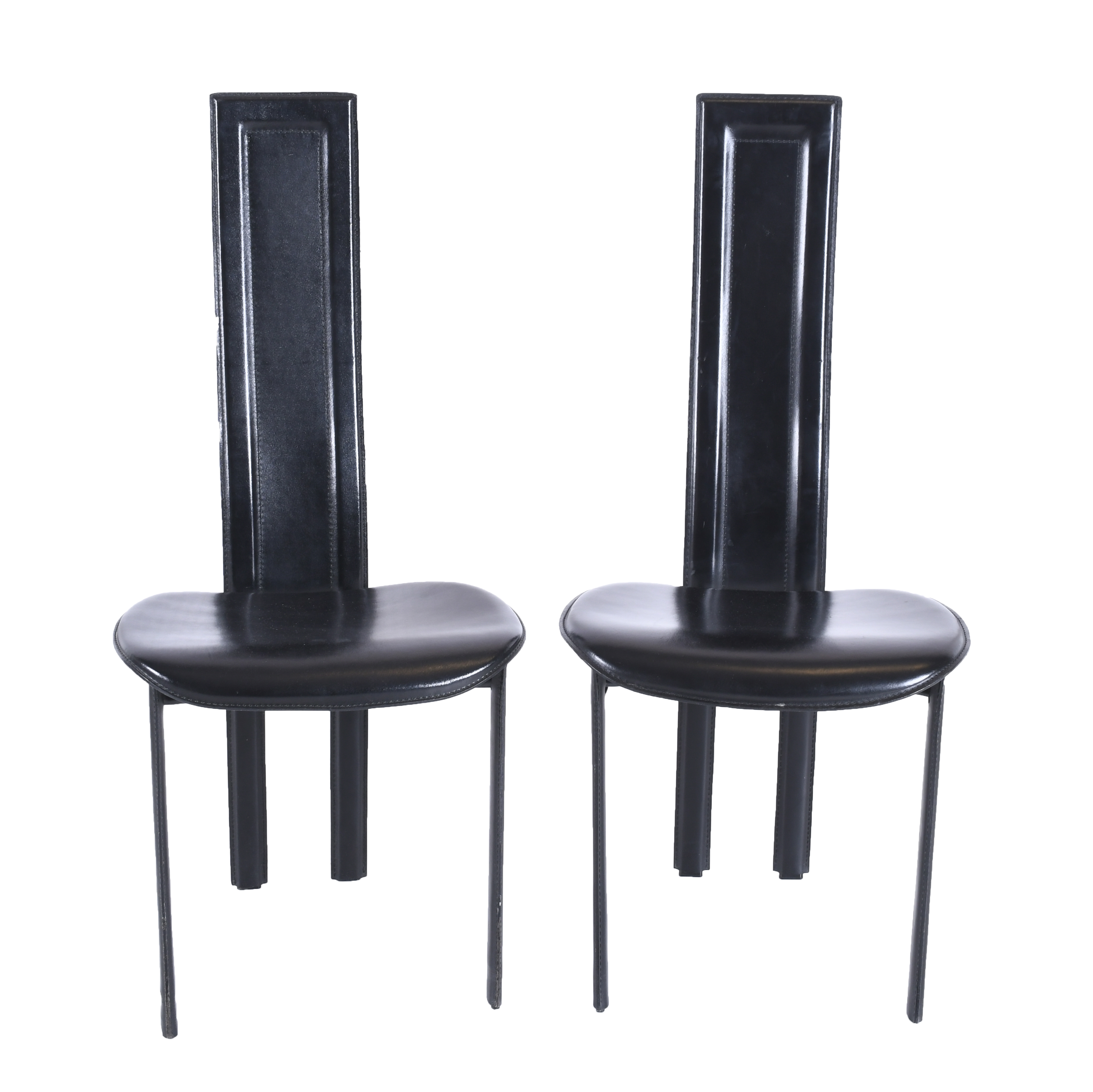 GIORGIO CATTELAN (20TH CENTURY). PAIR OF ITALIAN "LARA" CHA