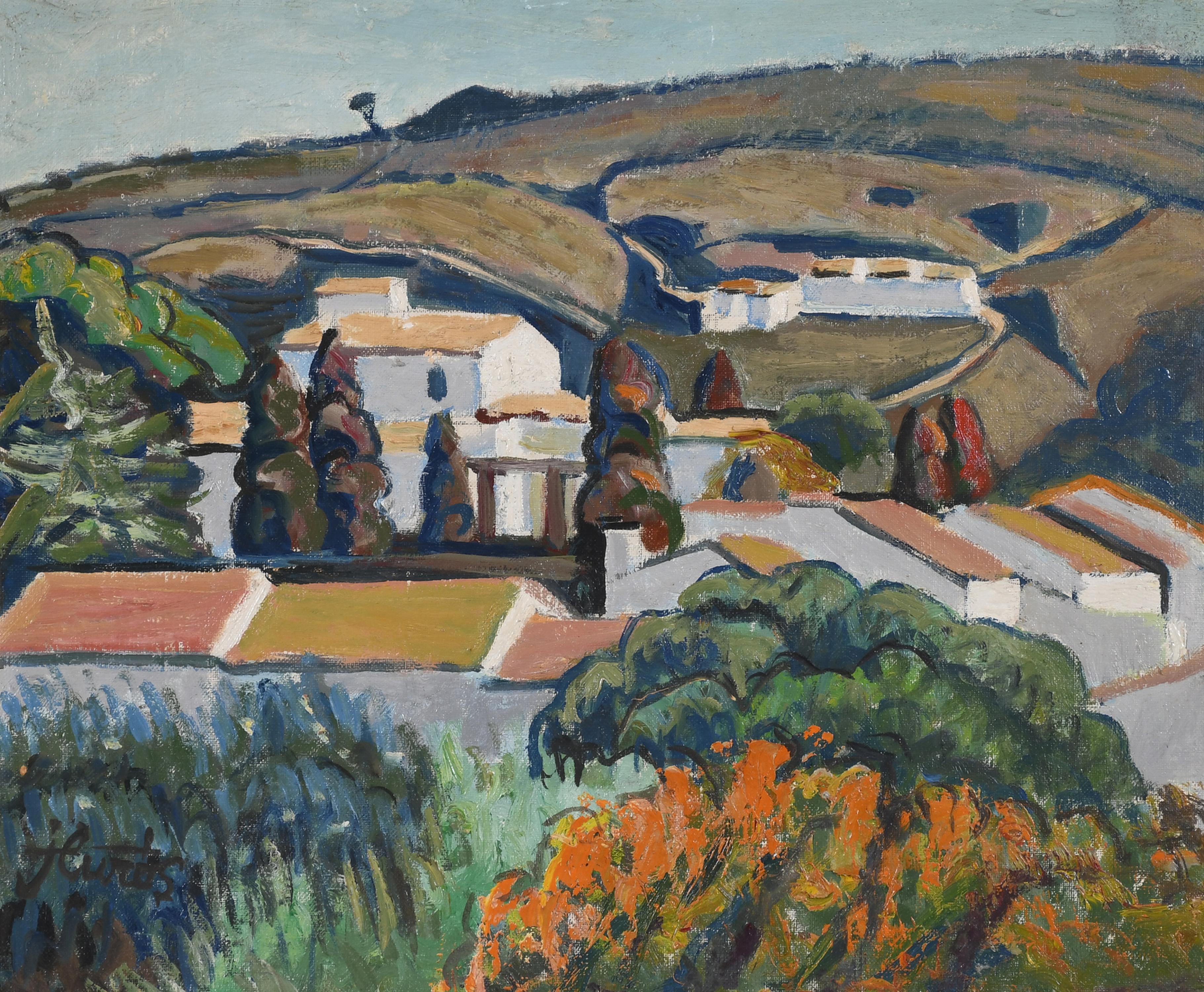 JORDI CURÓS (1930).  "PAISAJE".