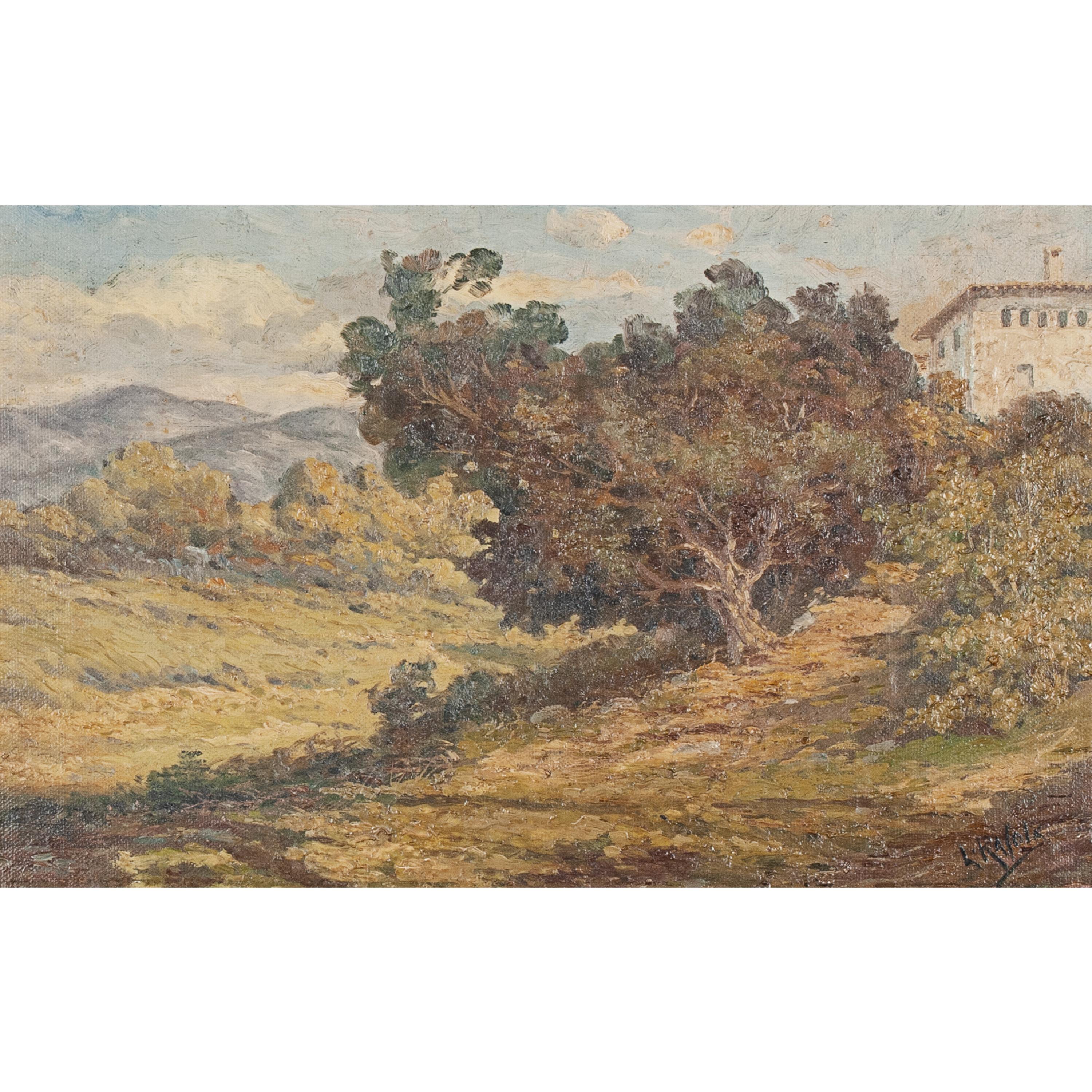 LLUÍS RÀFOLS OLIVELLA (19TH-20TH CENTURY). "LANDSCAPE".