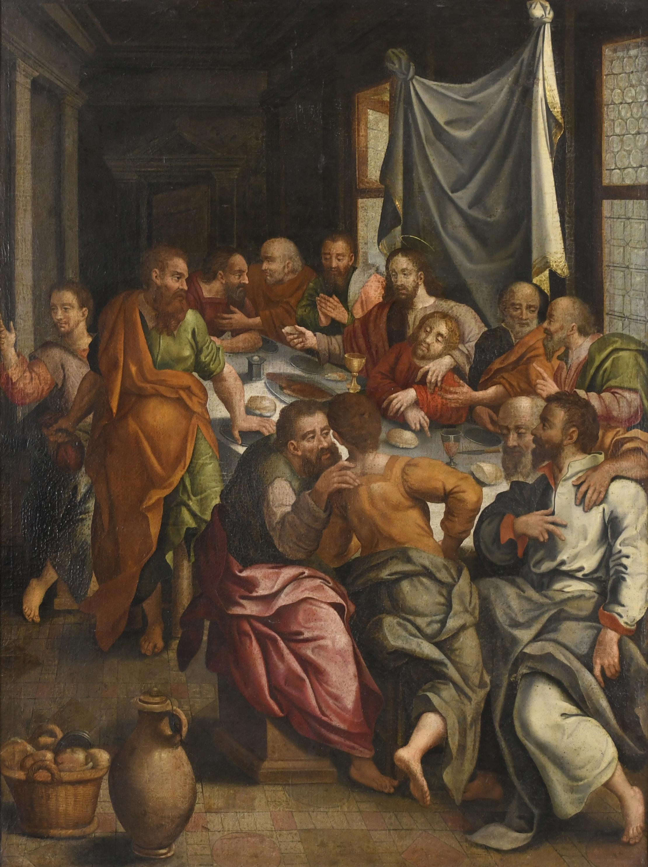 ATTRIBUTED TO PABLO DE CÉSPEDES (1538-1608). "LAST DINNER".