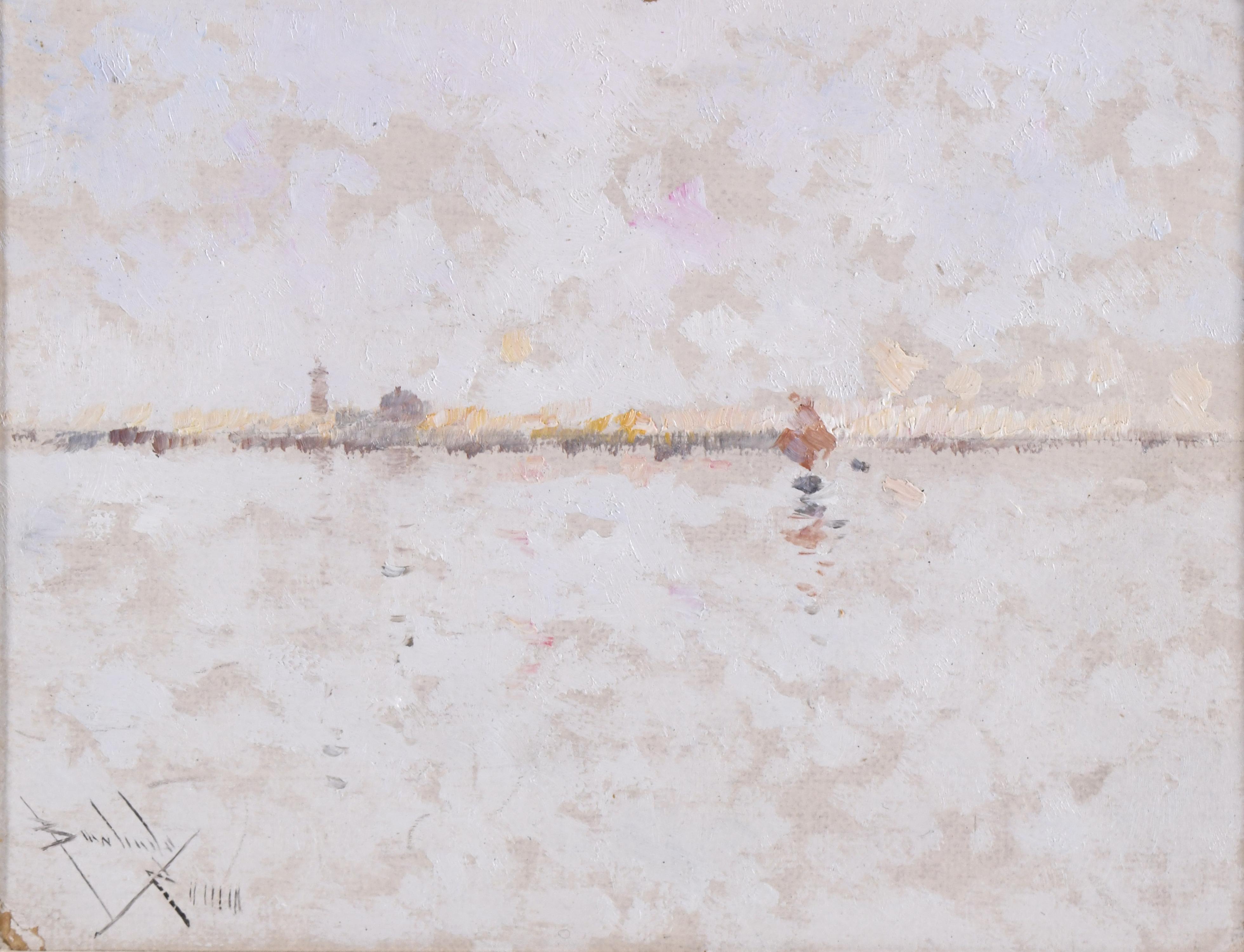 SALVADOR SÁNCHEZ BARBUDO (1857-1917). "VENECIA".