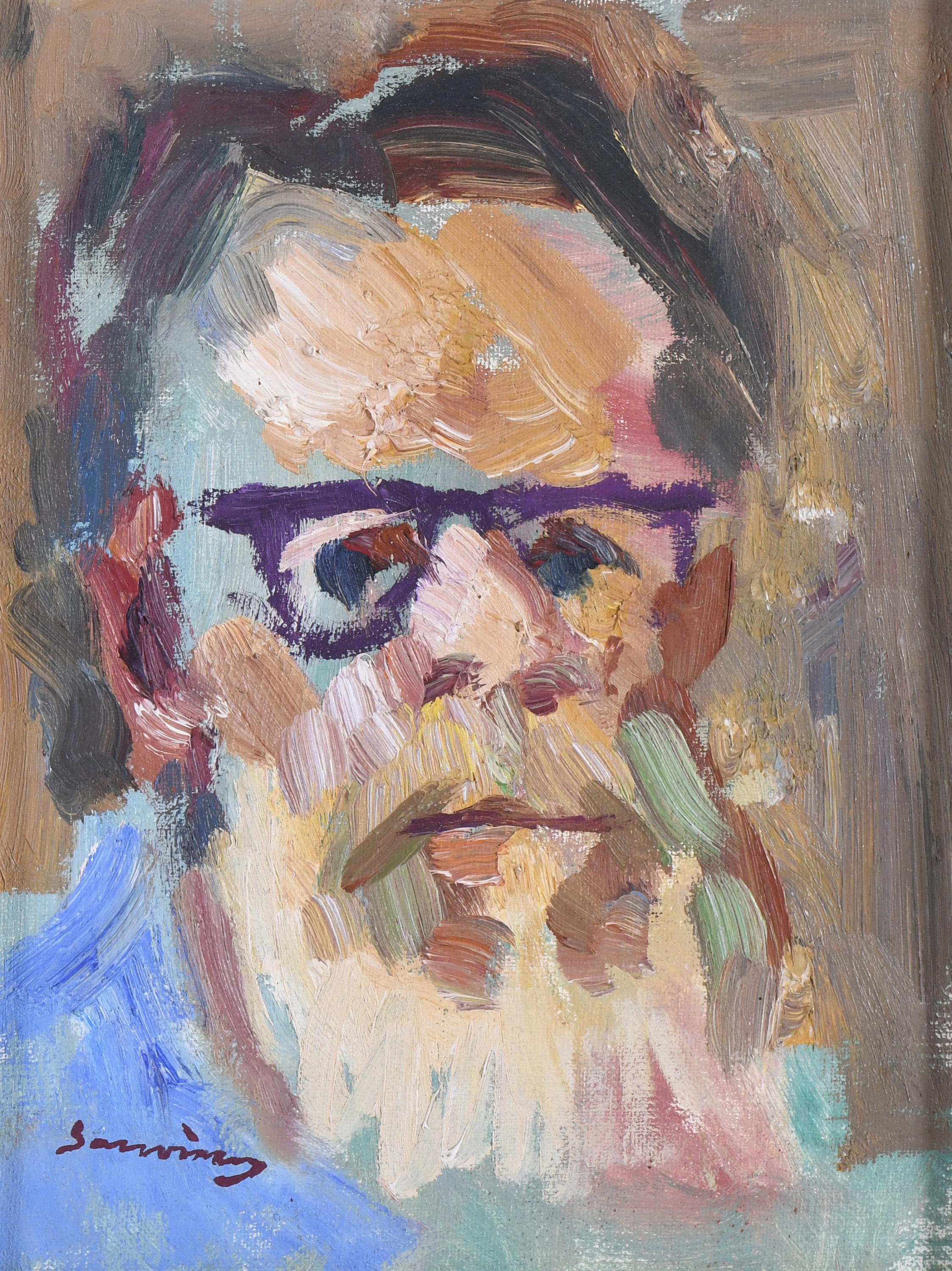 RAMON SANVISENS I MARFULL (1917-1987) "SELF-PORTRAIT".