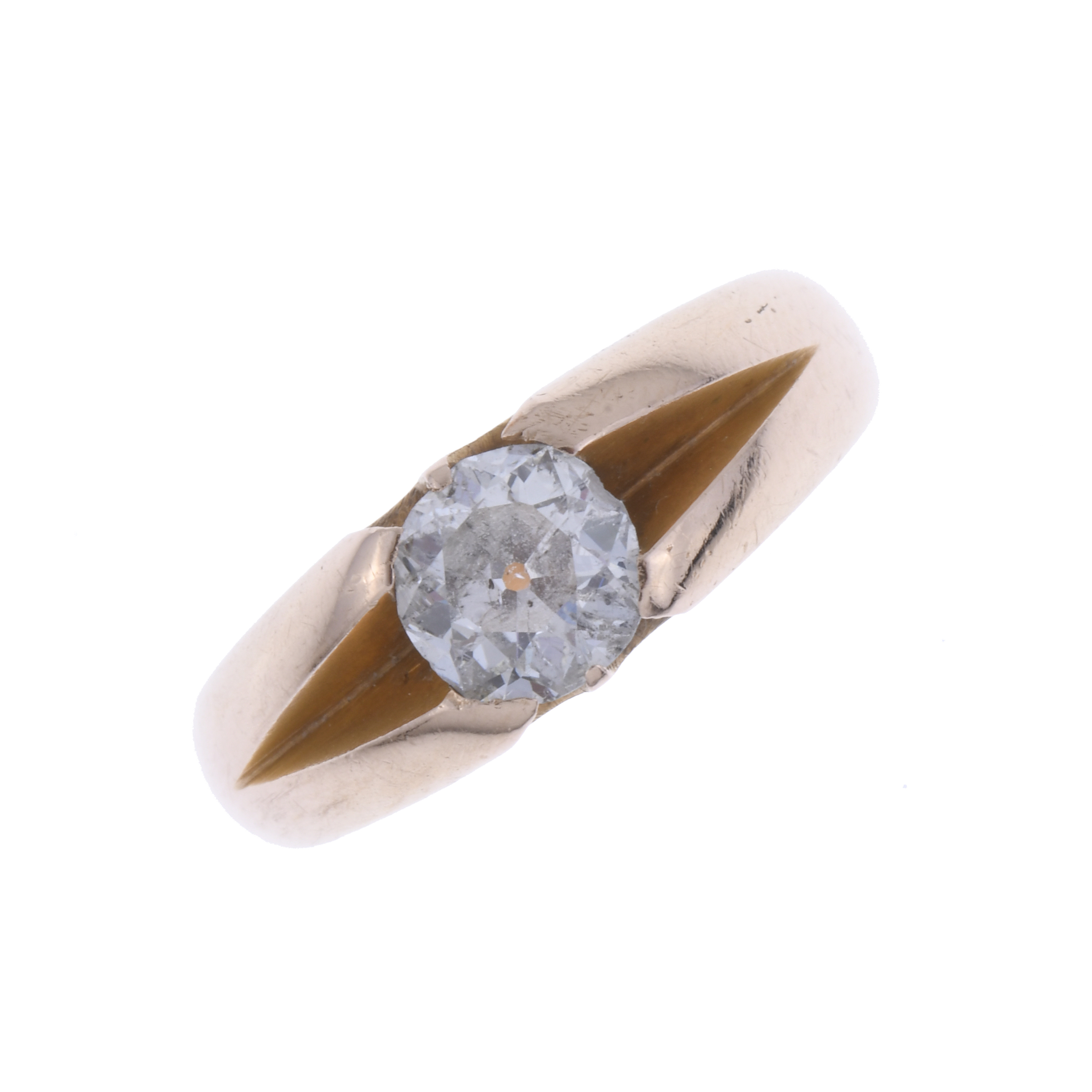 SOLITAIRE DIAMOND RING.