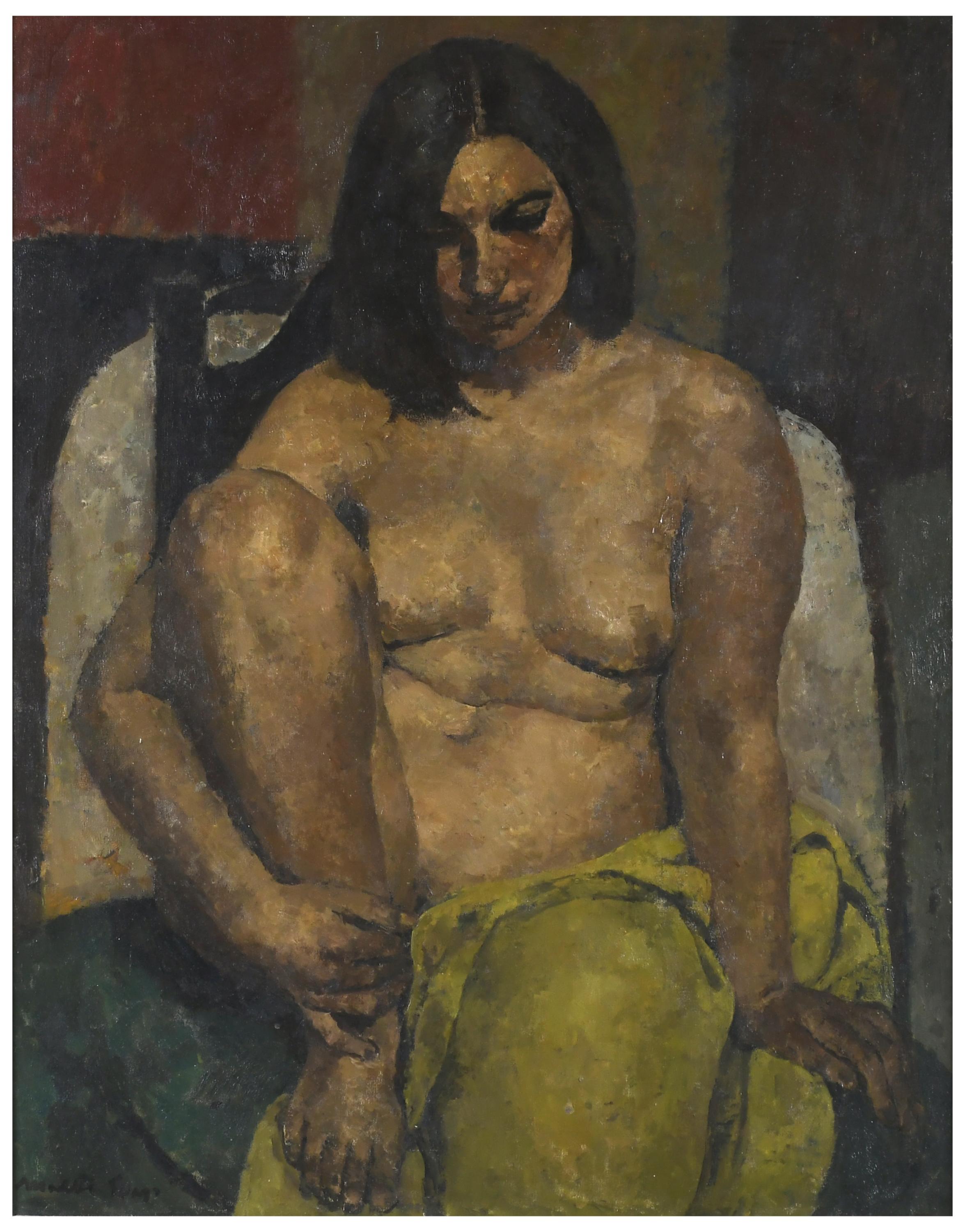 JOSEP MARIA MALLOL SUAZO (1910-1986). "THE MODEL". 