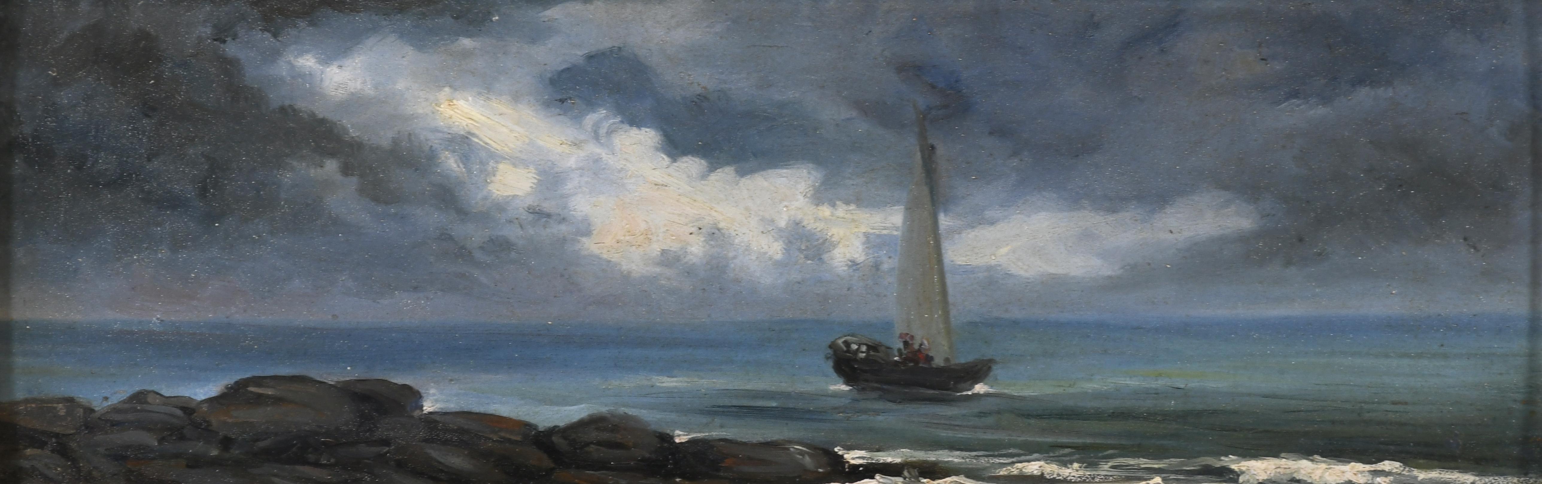 19TH CENTURY CATALAN SCHOOL. "SEASCAPE"