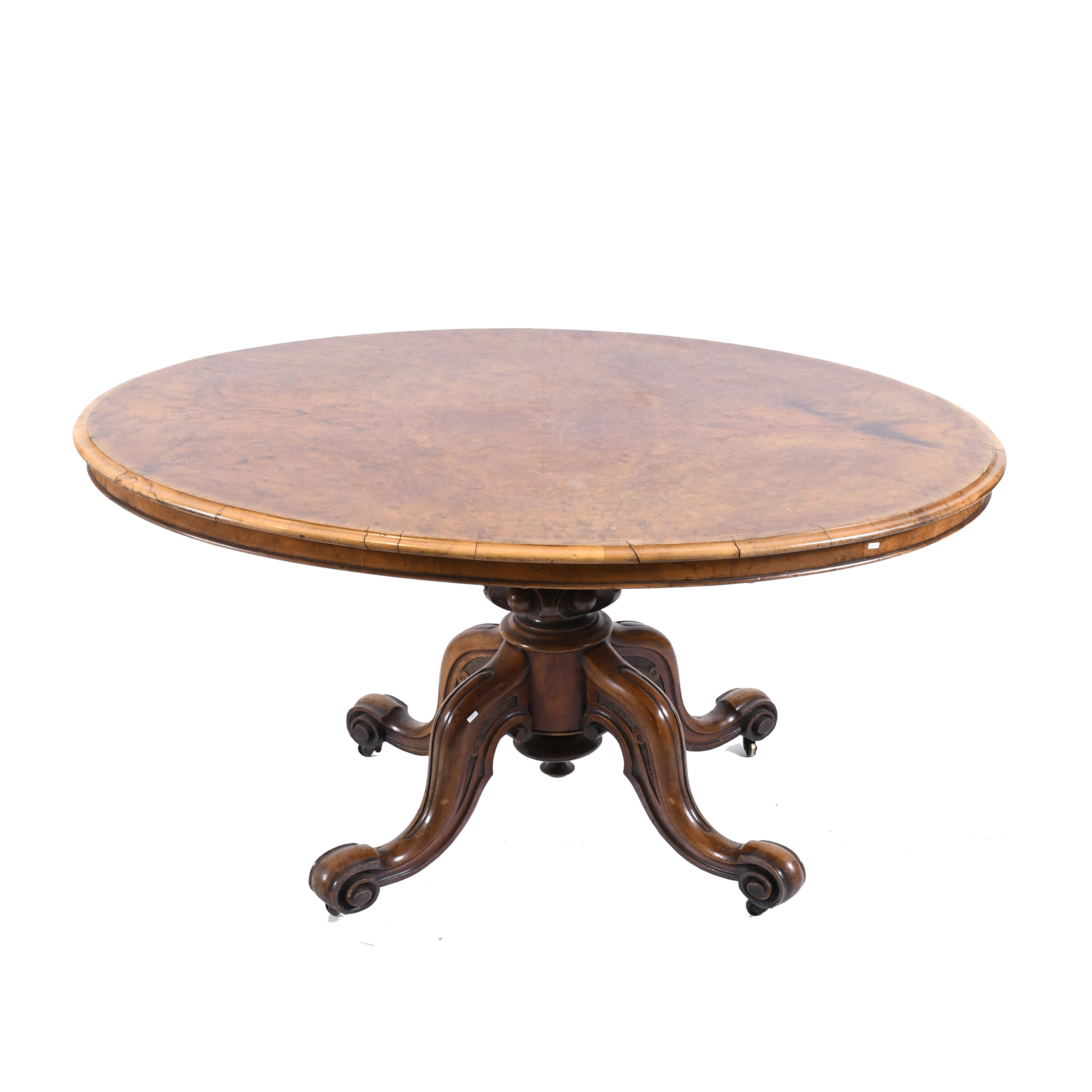 MESA VICTORIANA ABATIBLE. 1840-1850.