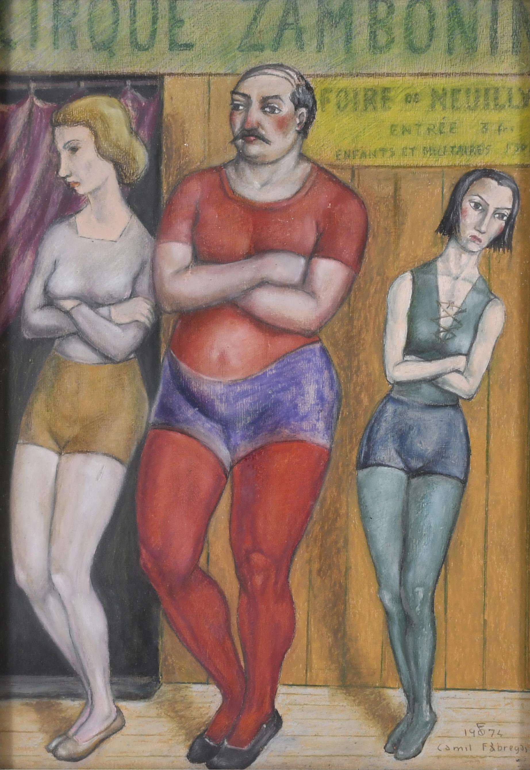 CAMIL FÀBREGAS I DALMAU (1906-2003). "PERSONAJES DE CIRCO",