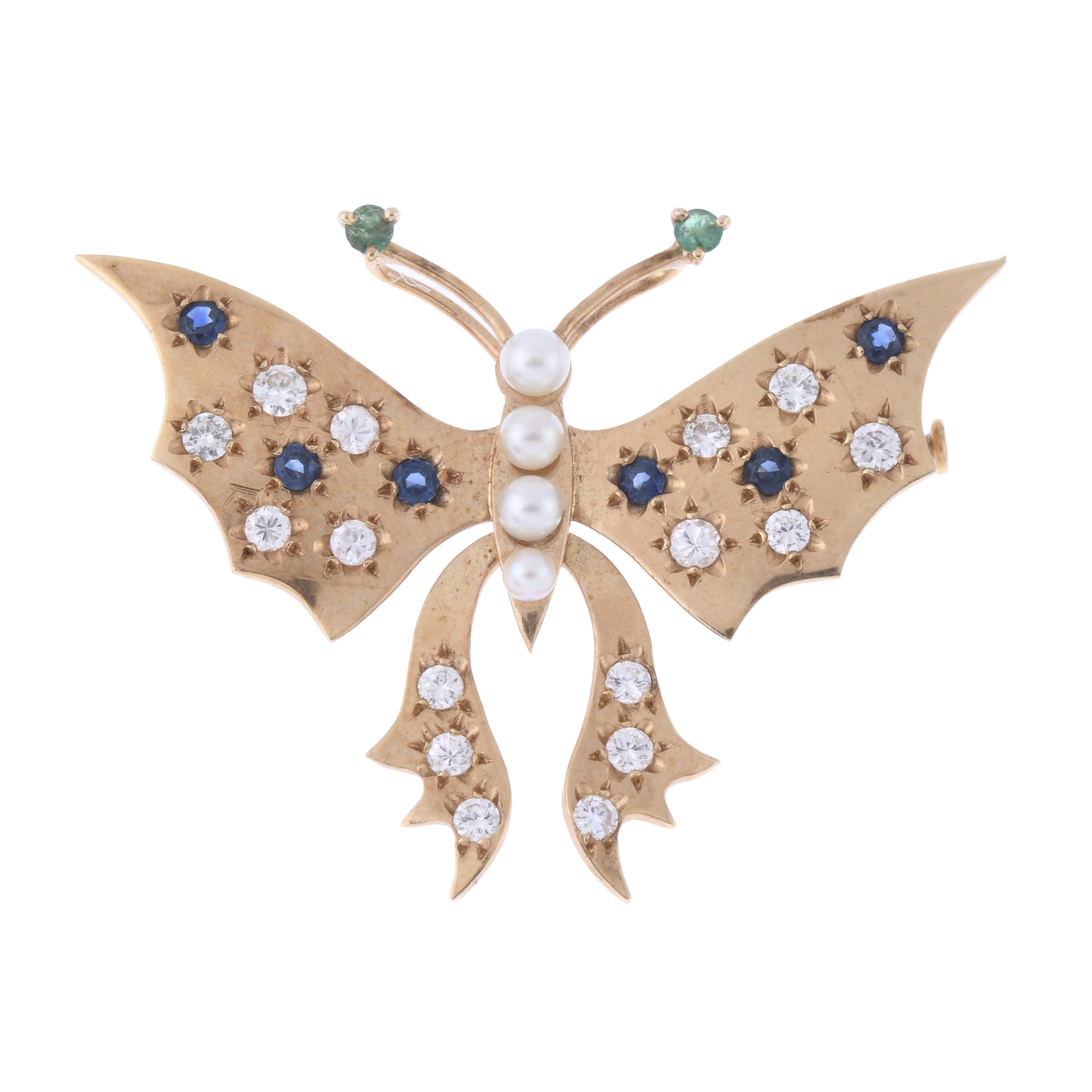 BUTTERFLY-SHAPED BROOCH.