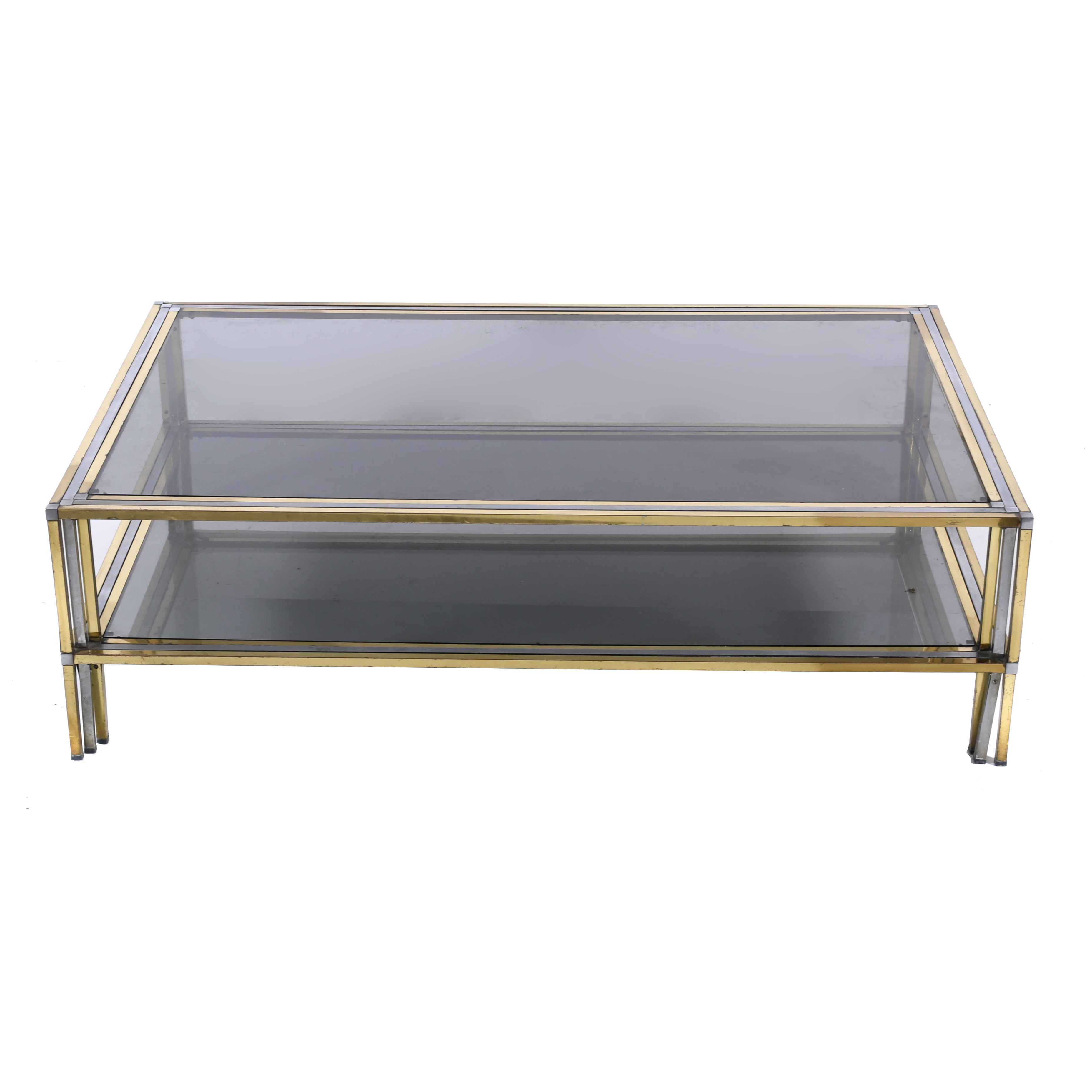SIGUIENDO MODELOS DE WILLY RIZZO (1928-2013). MESA DE CENTR