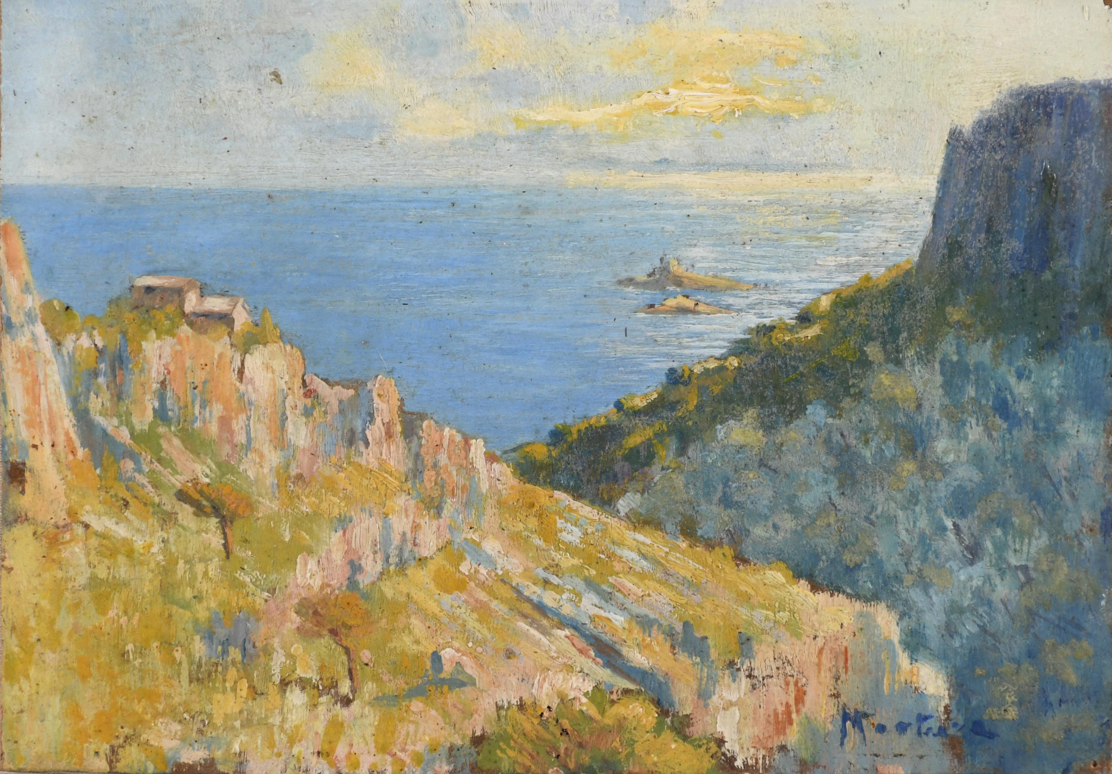 MIQUEL FORTEZA (1881-1969). "PAISAJE COSTA".