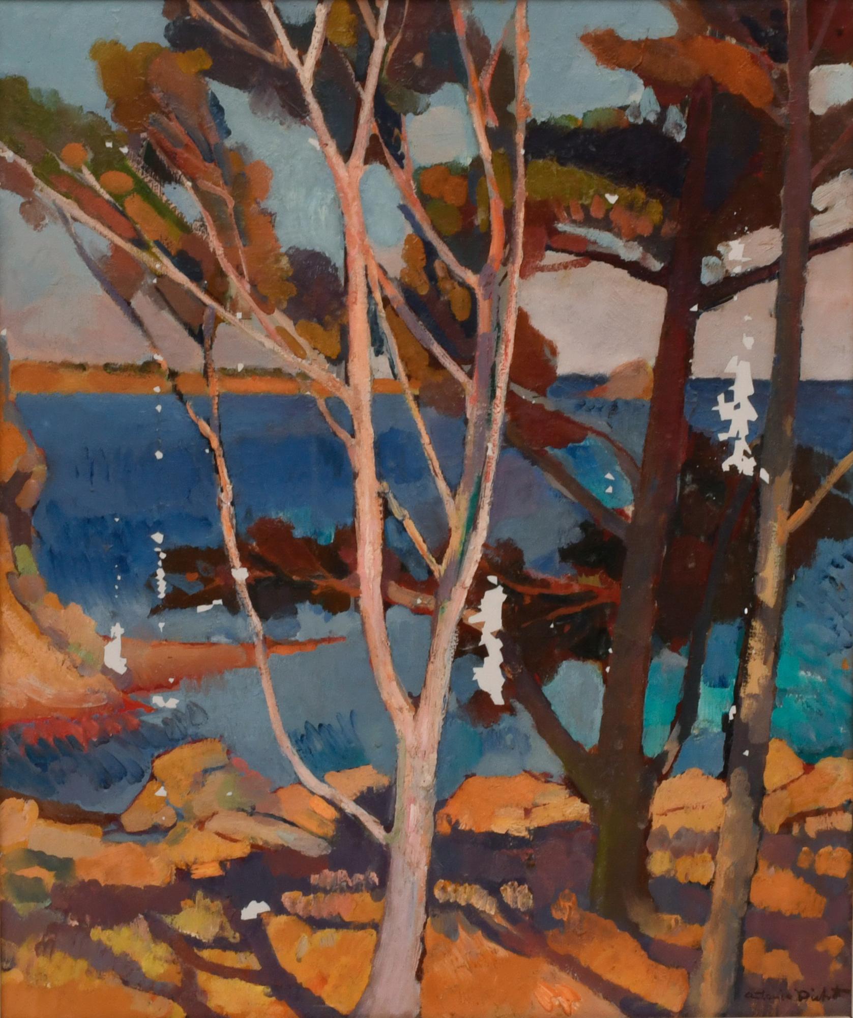 ANTONI PITXOT (1934-2015). "Paisaje Costa Brava".