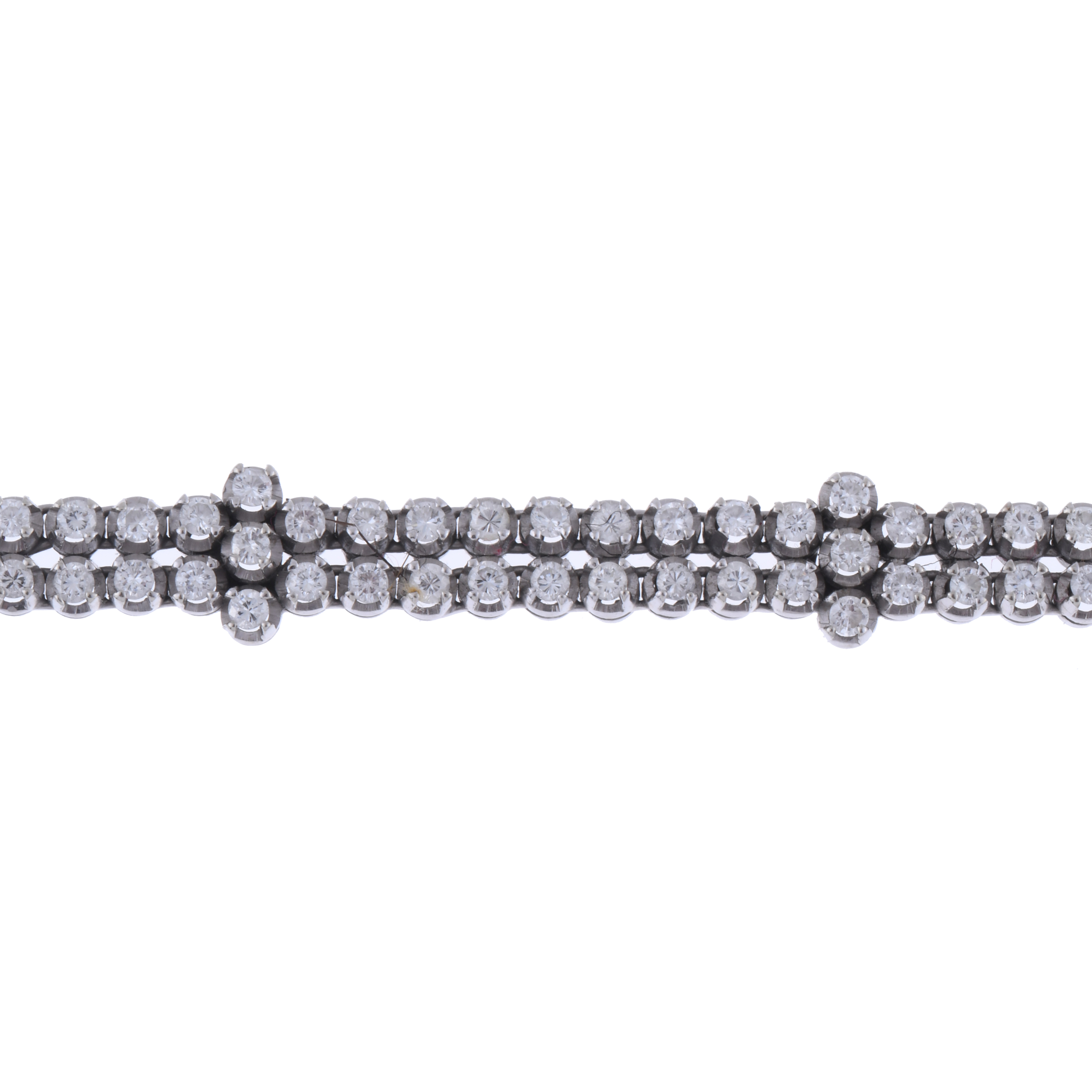 DIAMONDS RIVIERE DOUBLE BRACELET.