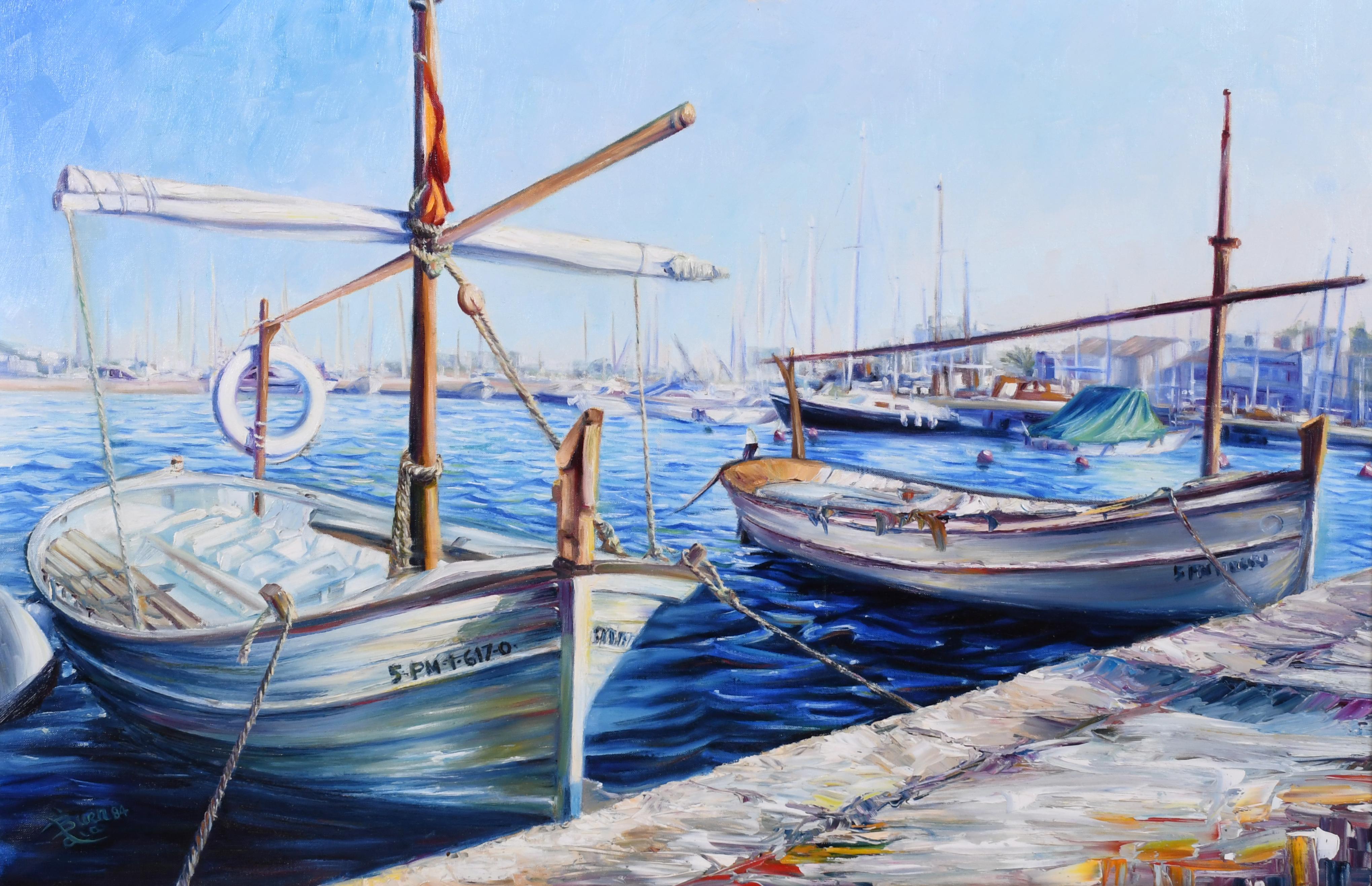 JOAQUÍN BUENDÍA (XX). "BARCAS", 1984.