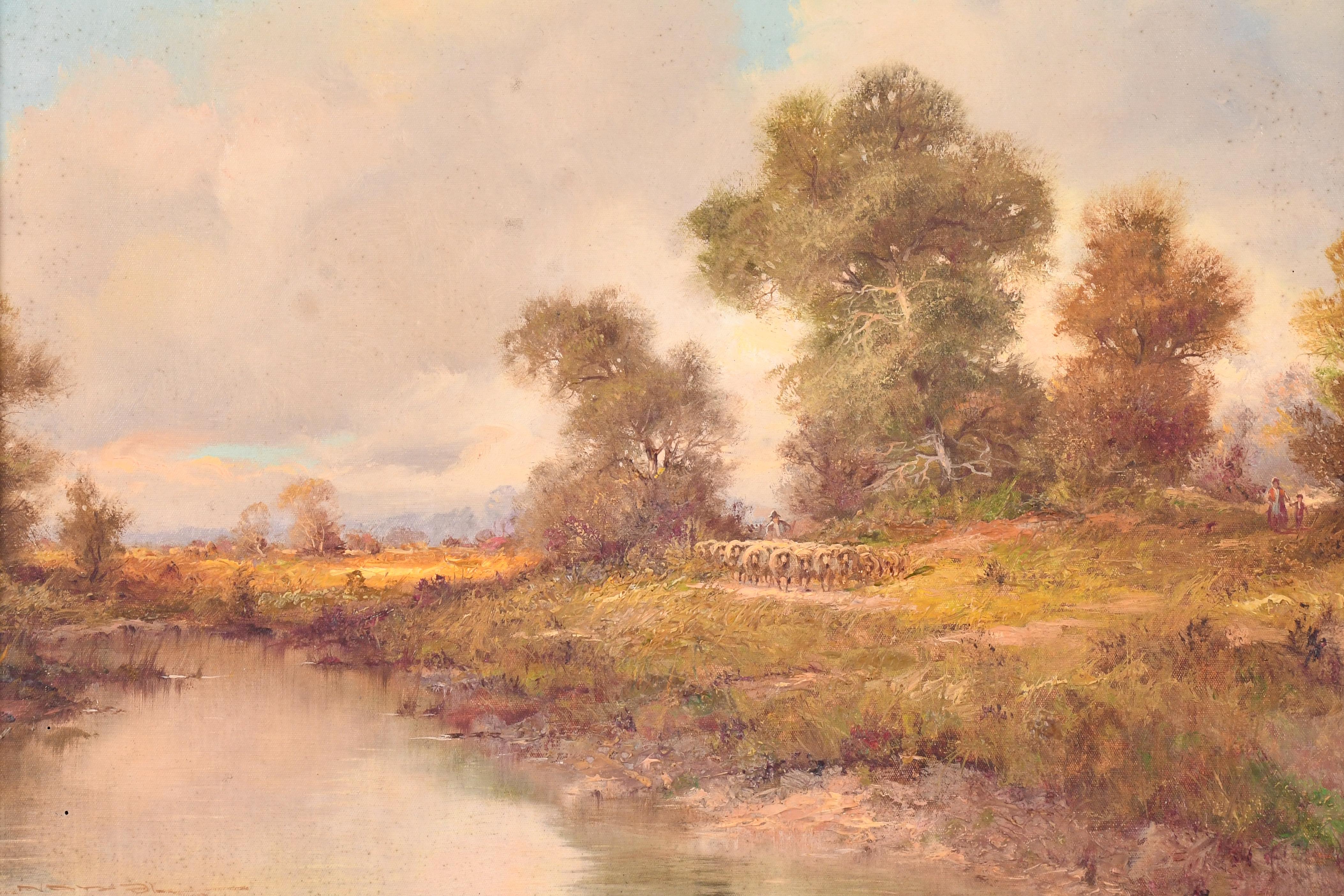 EDOUARD NOWAK (1919). "PAISAJE CON OVEJAS".