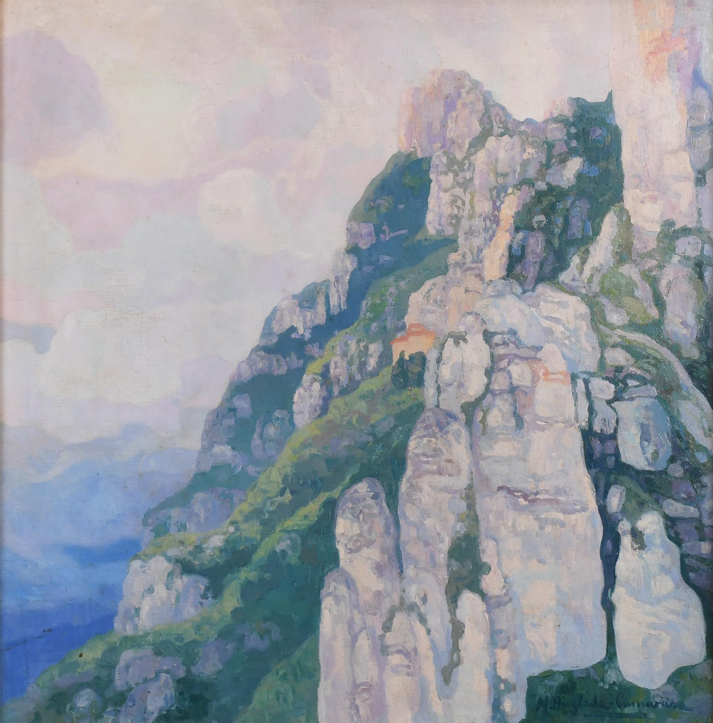 HERMEN ANGLADA CAMARASA (1871-1959). "MONTSERRAT", circa 19