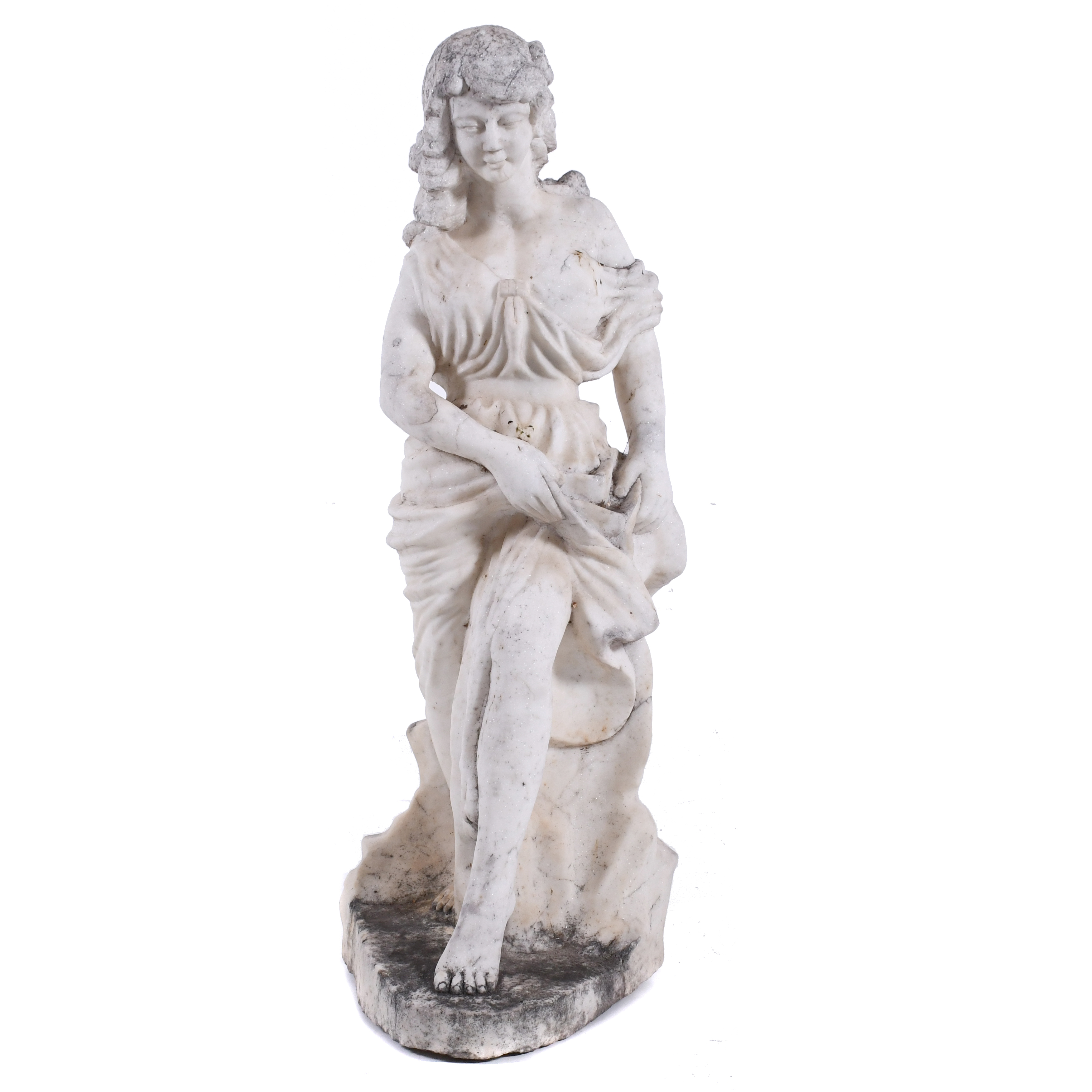 20TH CENTURY SPANISH SCHOOL. WOMAN&#39;S FIGURE SCULPTURE.