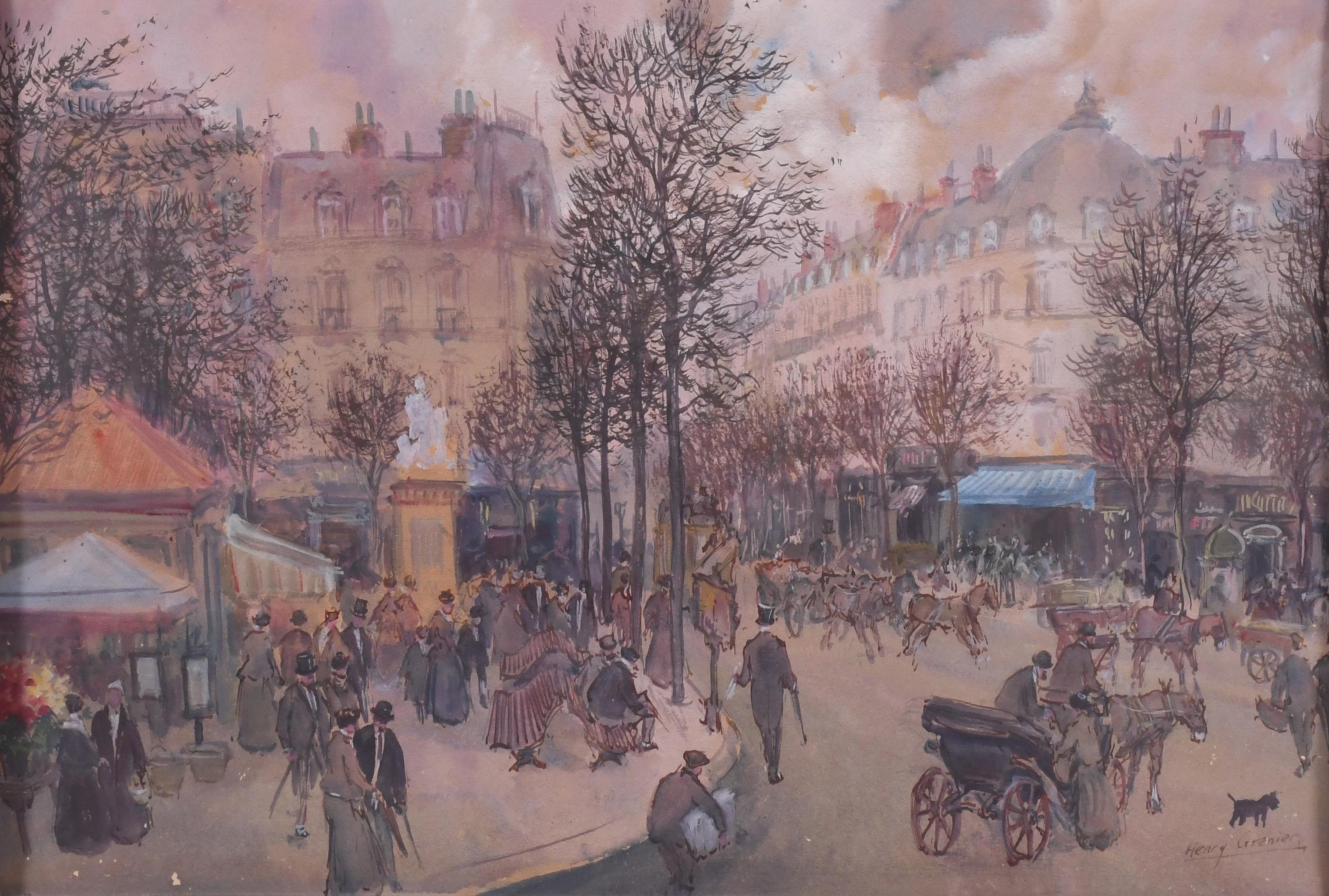 HENRY GRENIER (1882-1940) "CALLE DE PARÍS".