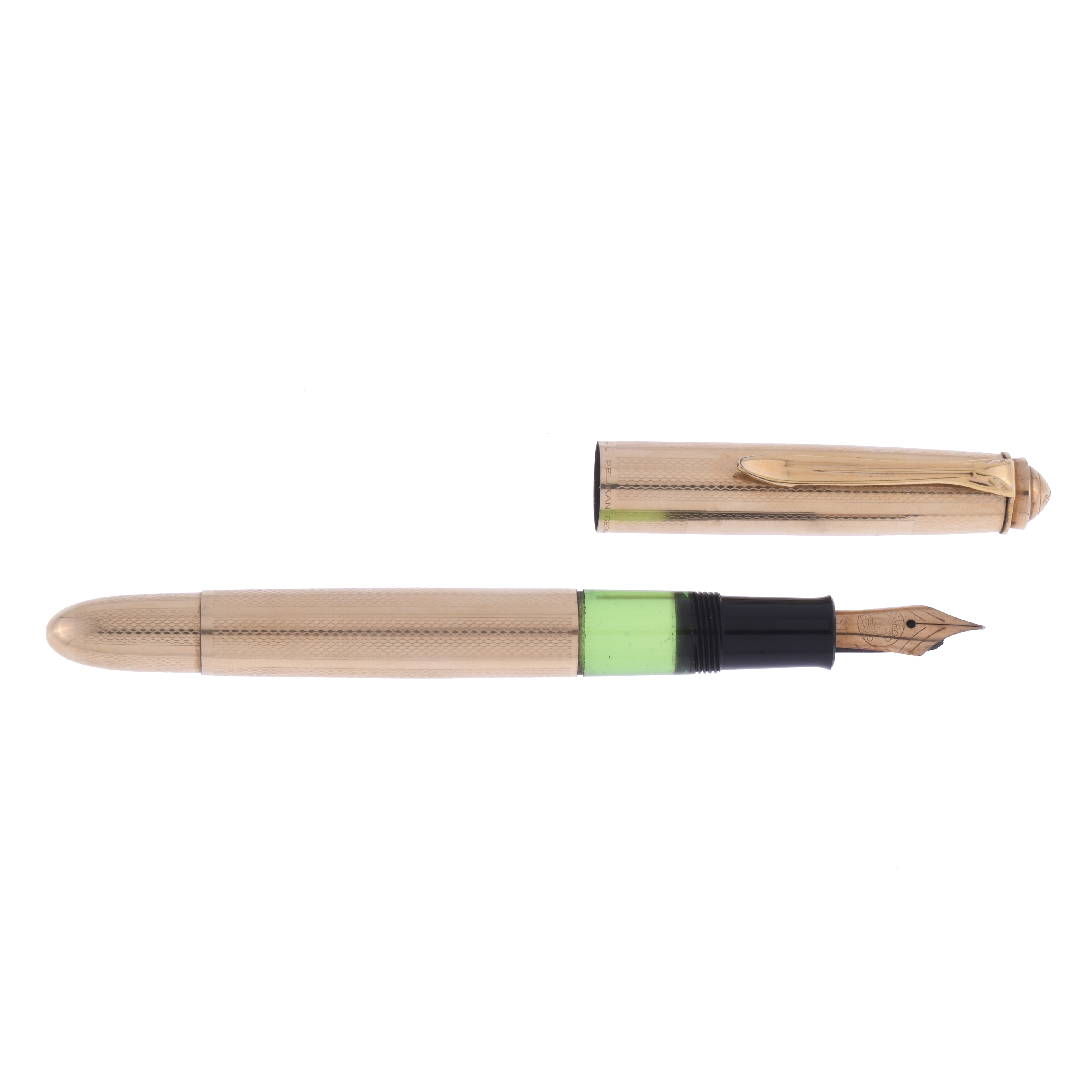 FOUNTAIN PEN, ROLLED GOLD DOUBLÉ L. CIRCA 1960.