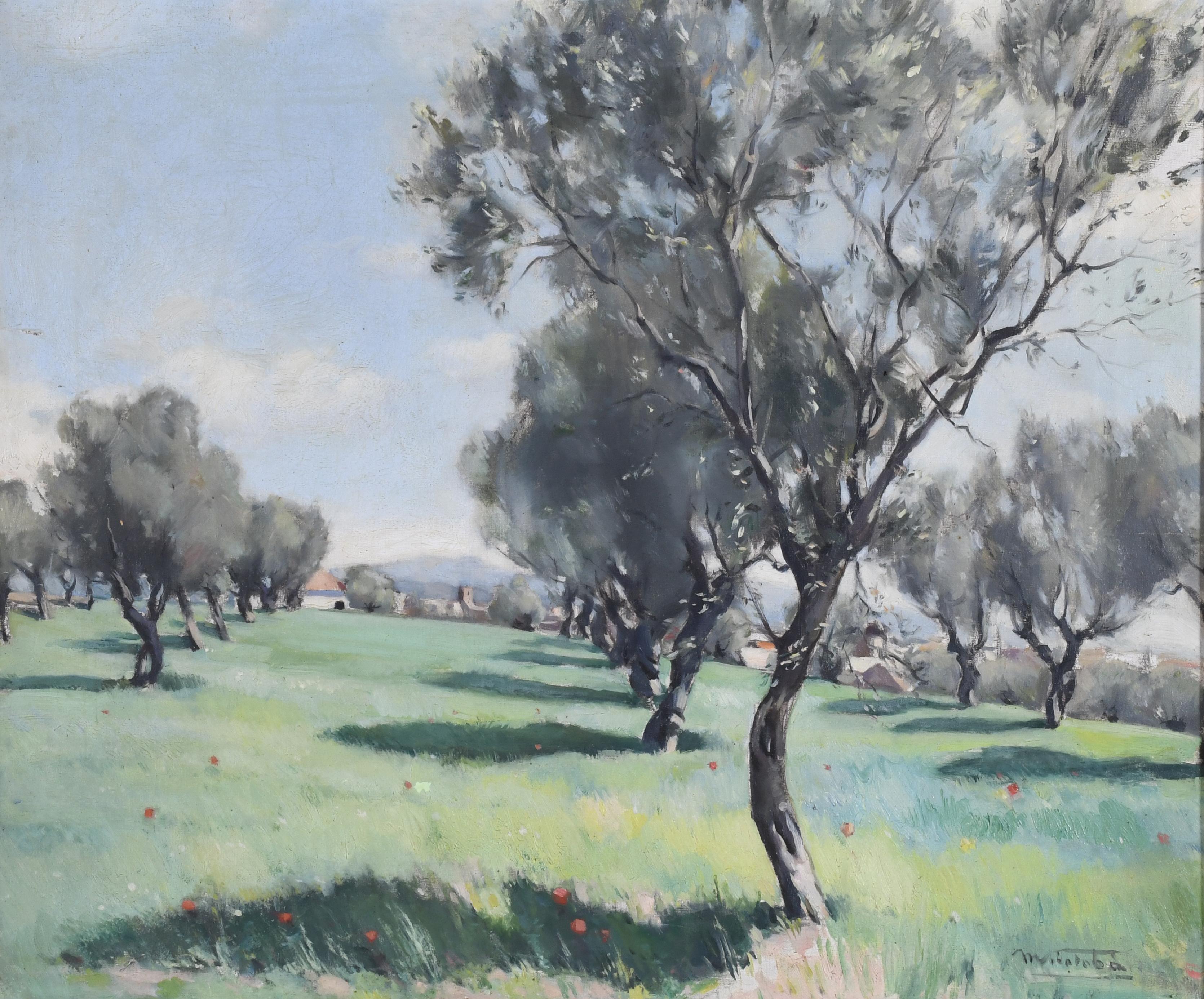 MÀRIUS VILATOBÀ ROS (1907-1969).  "OLIVOS".