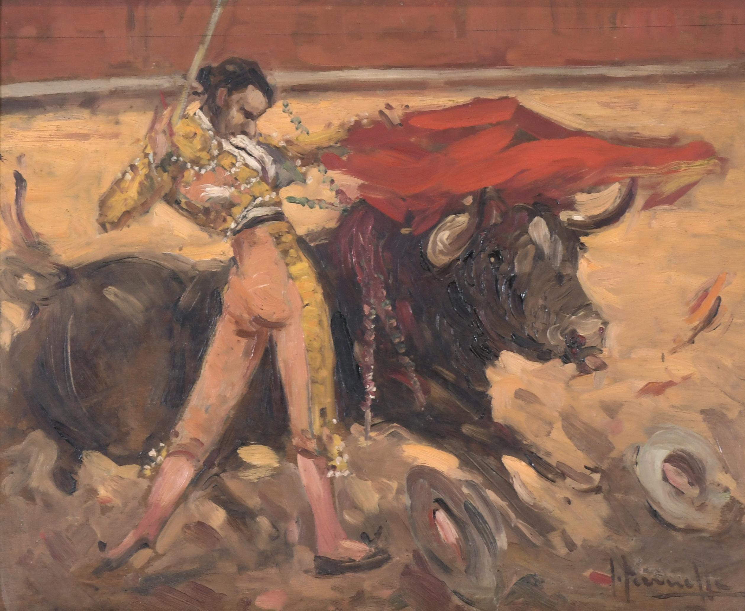 JOAQUIM TERRUELLA MATILLA (1891-1957). "PASE TAURINO".