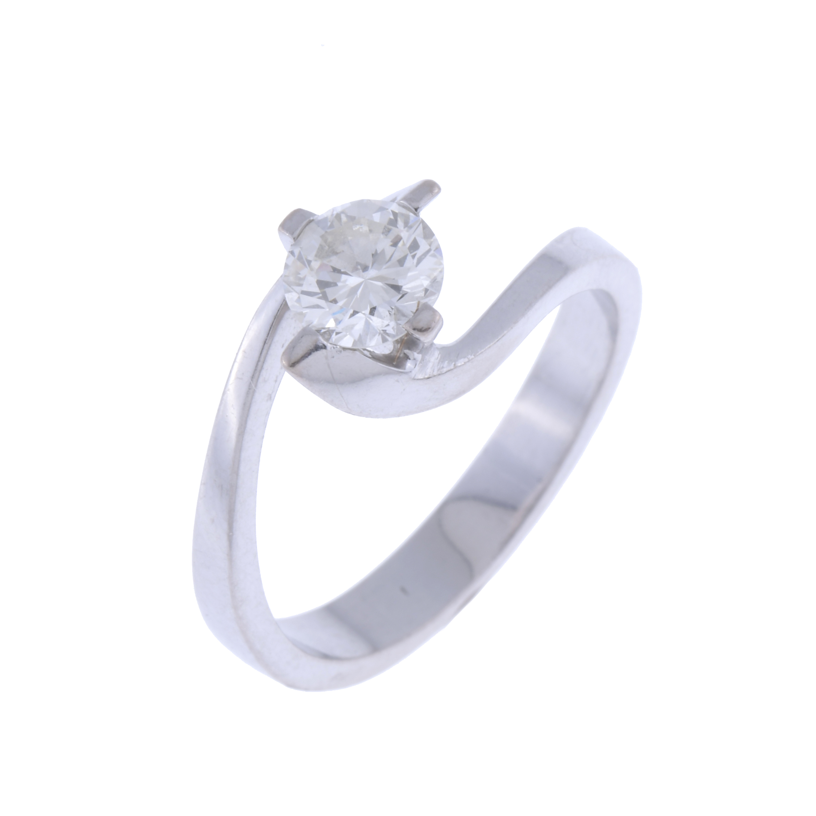 DIAMOND SOLITAIRE RING.