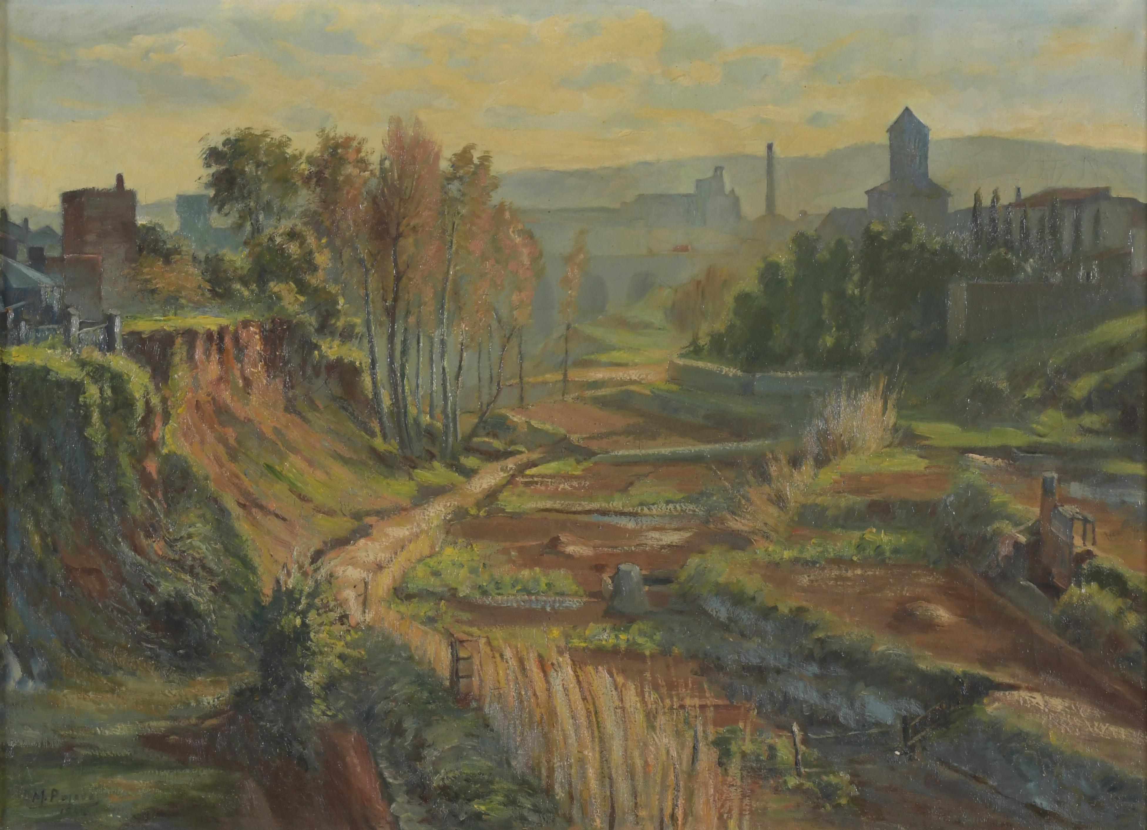 MIQUEL PUJADAS BADIA (1892-1974).  "LANDSCAPE", 1942.