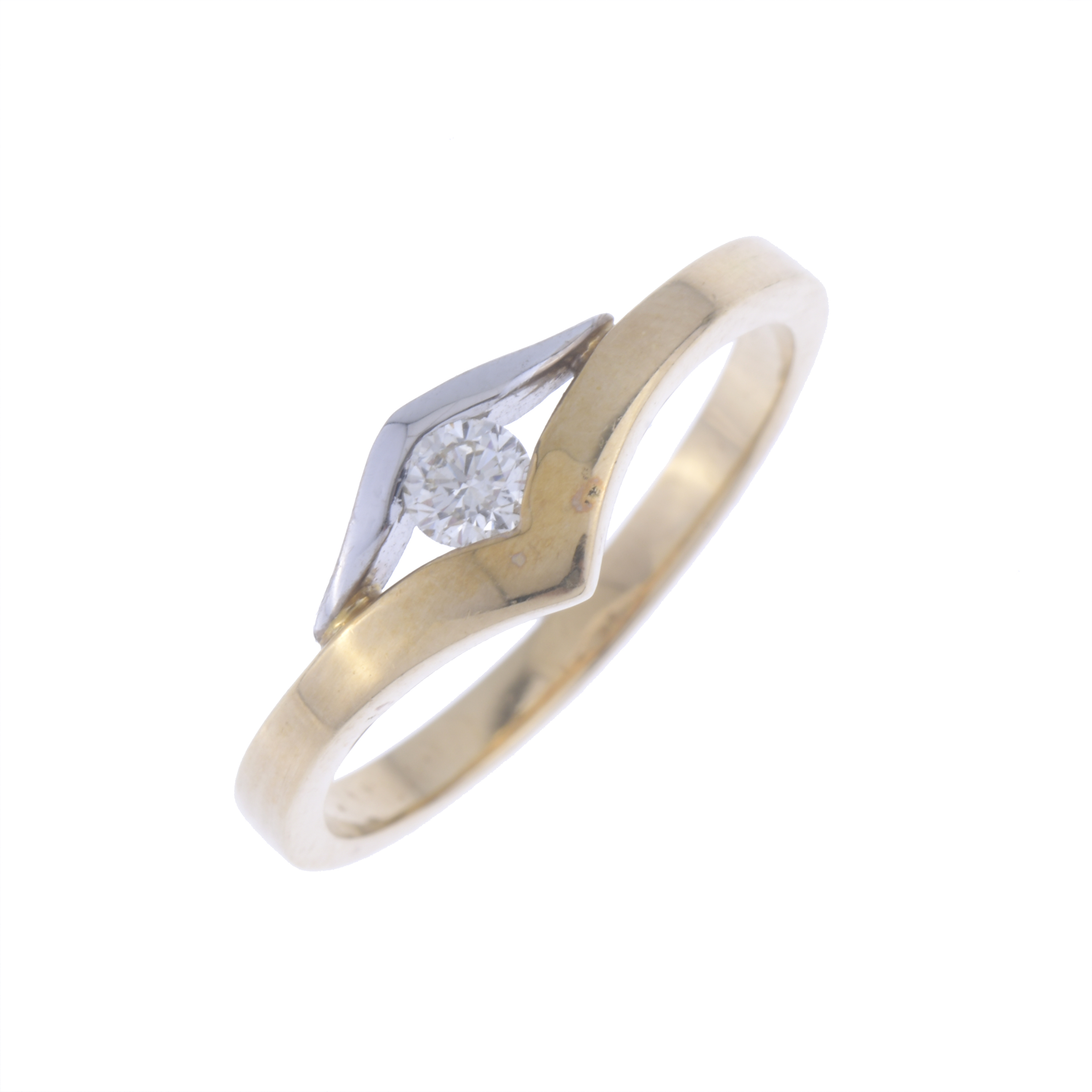 SOLITAIRE RING WITH DIAMOND.