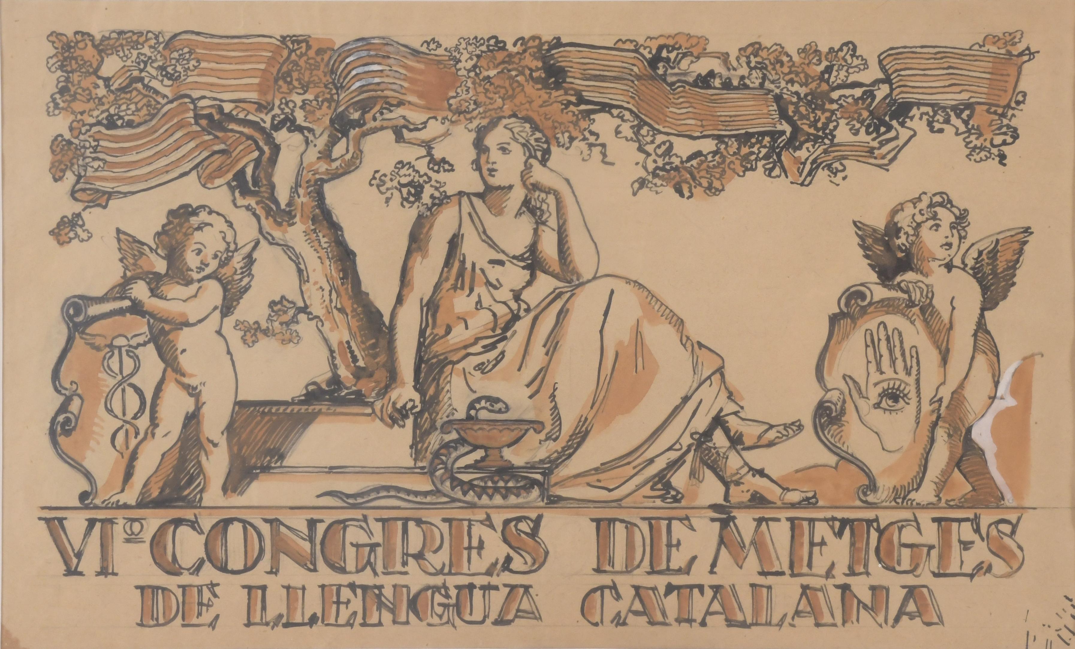 ORIGINAL FOR THE POSTER "VI CONGRÉS DE METGES DE LLENGUA CA