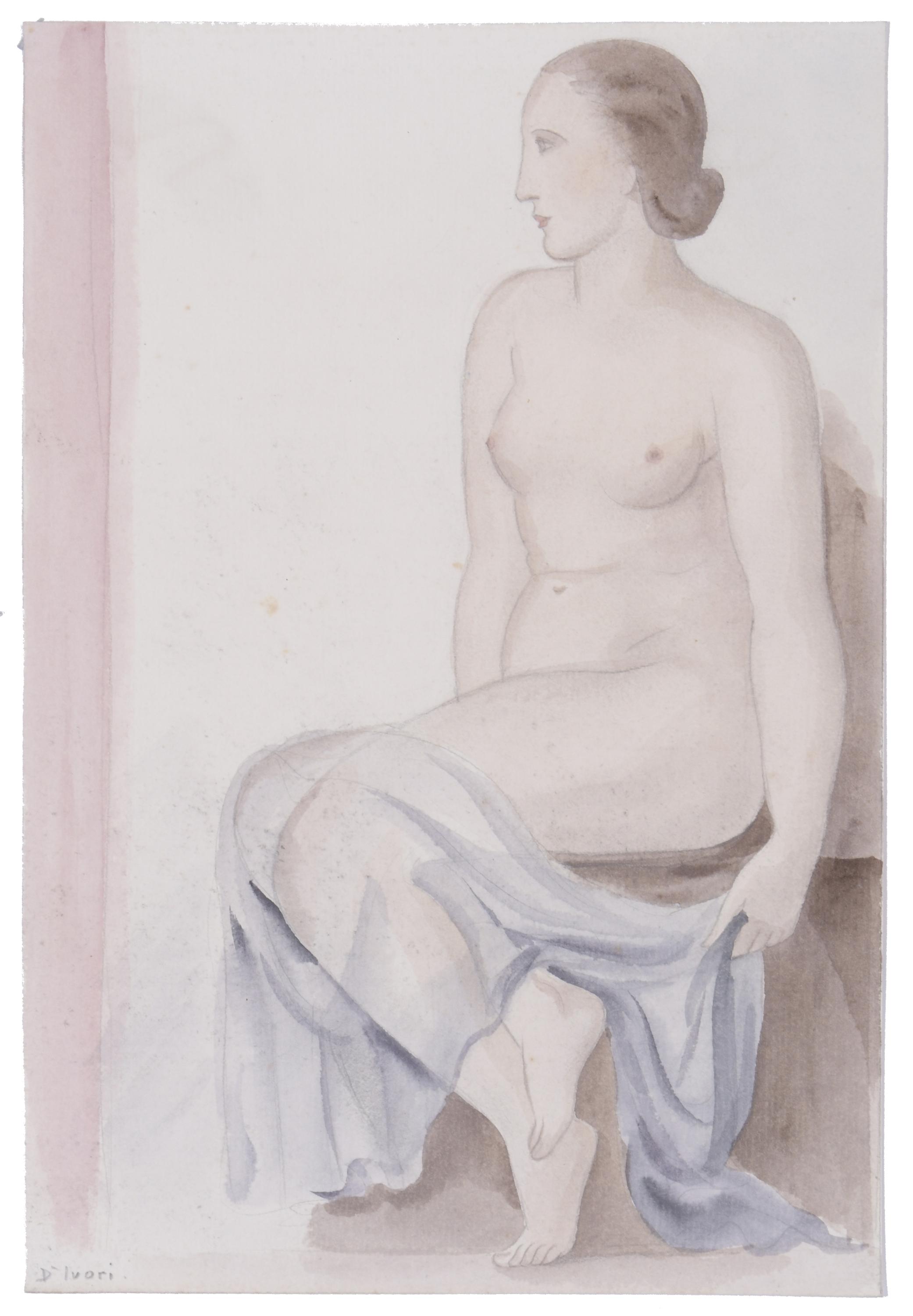 JOAN VILA I PUJOL, "JOAN D&#39;IVORI" (1890-1947). "FEMALE ACAD