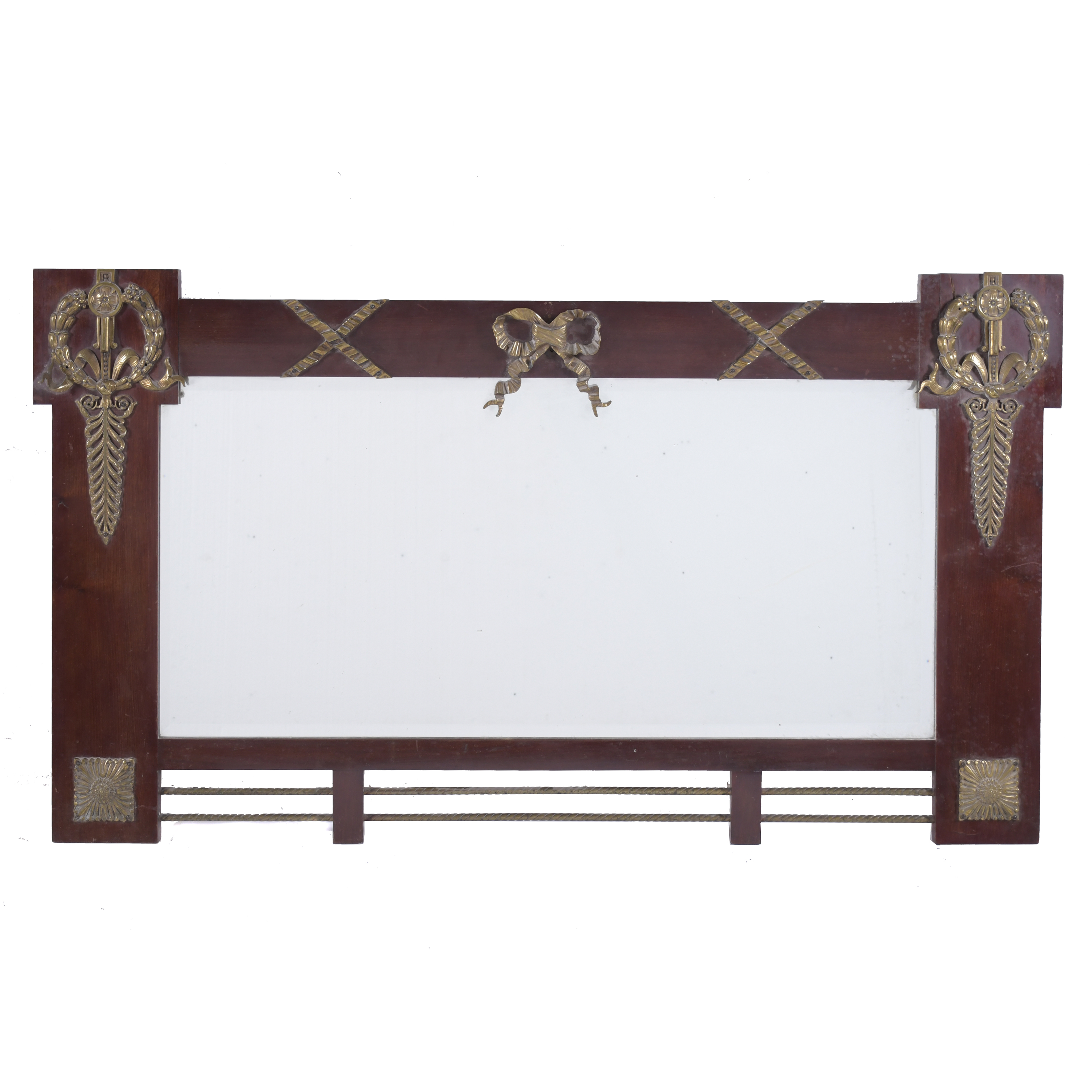 EMPIRE STYLE MIRROR, 20TH CENTURY.
