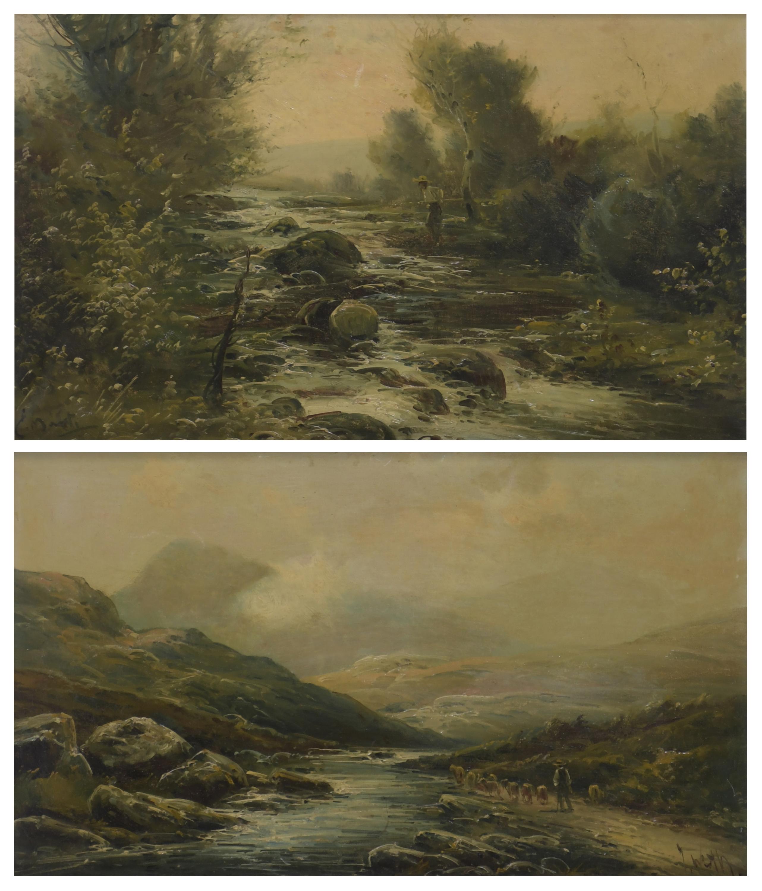 20TH CENTURY CATALAN SCHOOL. PAIR OF LANDSCAPES