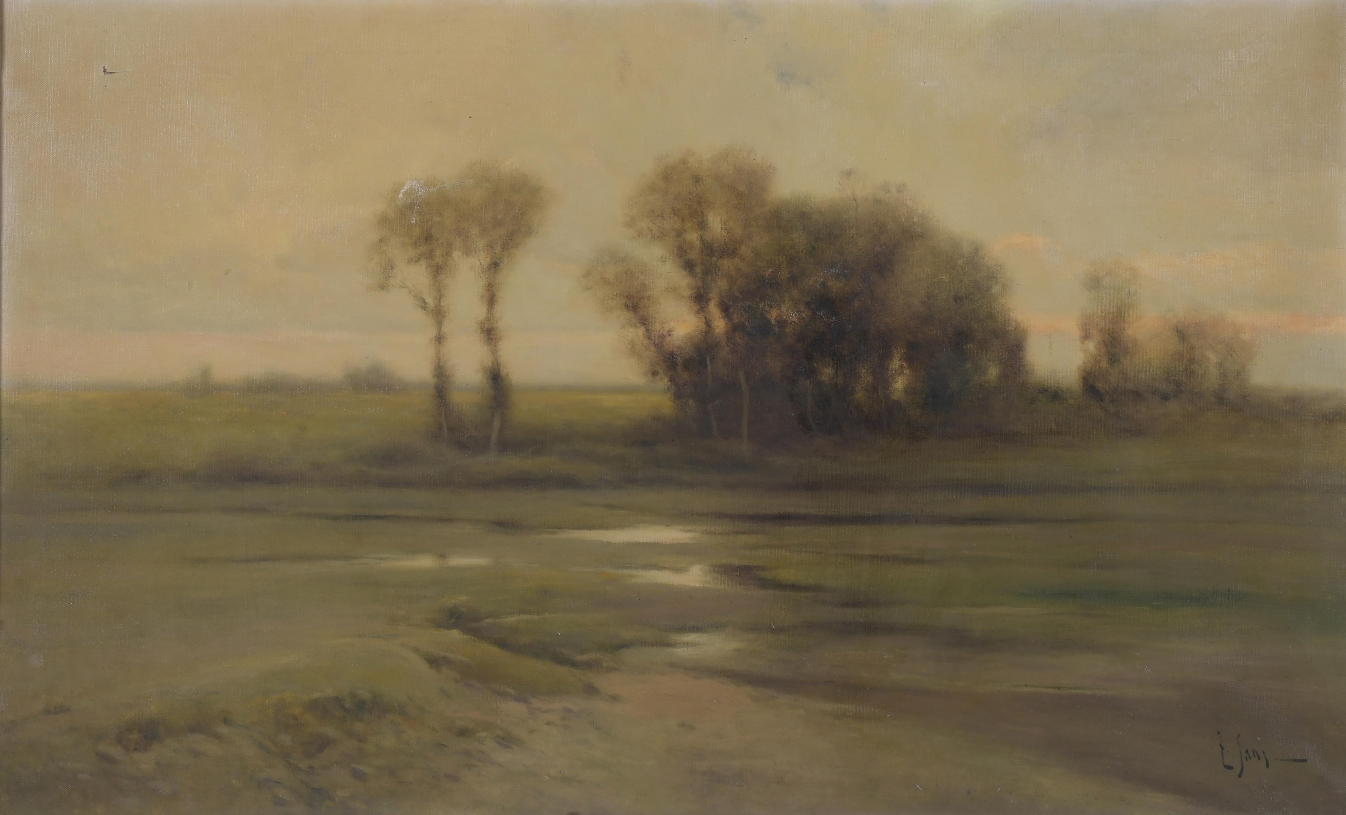 TOMAS SANS CORBELLA (1869-1911).  "LANDSCAPE".