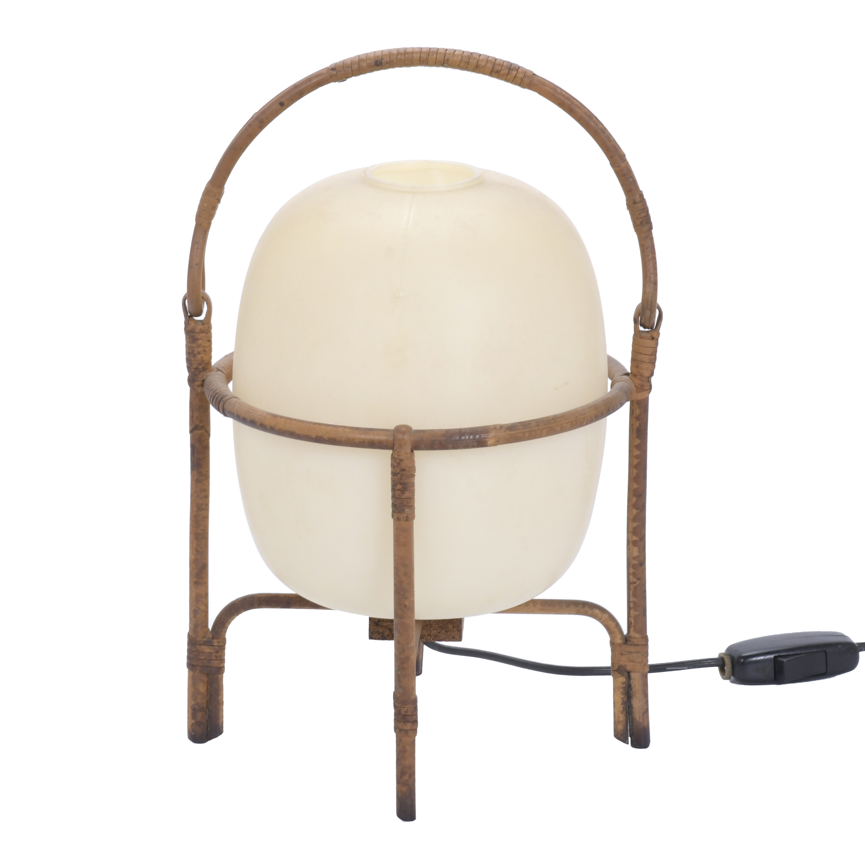 MIGUEL MILÁ (1931).  "CESTA" MODEL TABLE LAMP, FIRST EDITIO