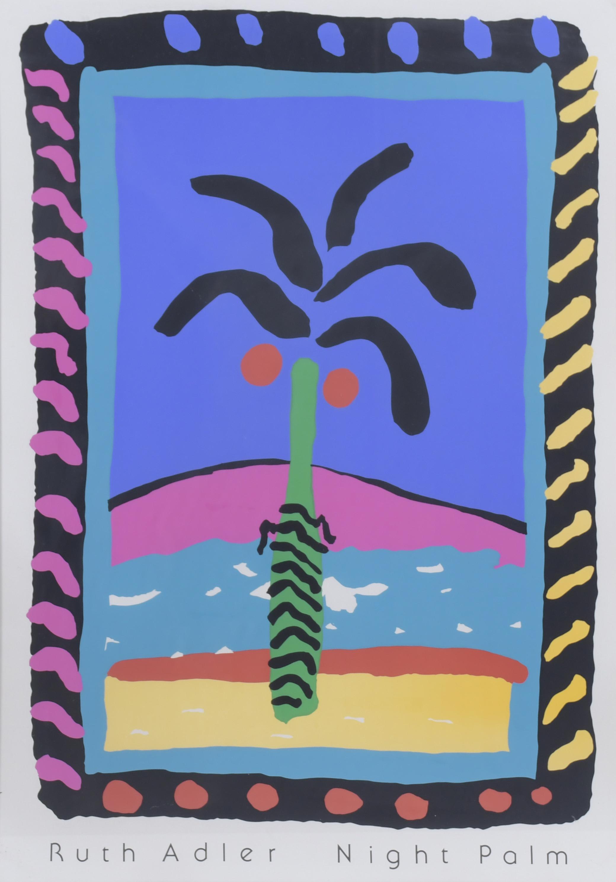 "NIGHT PALMS" BY RUTH ADLER.