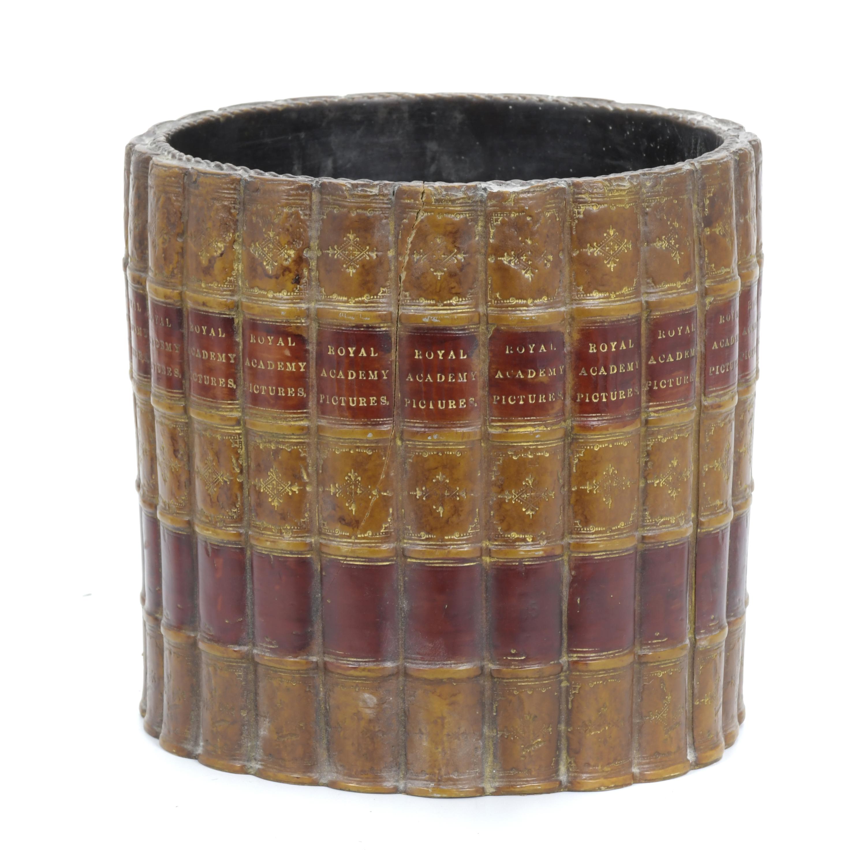 WASTEPAPER BASKET, 20TH CENTURY.