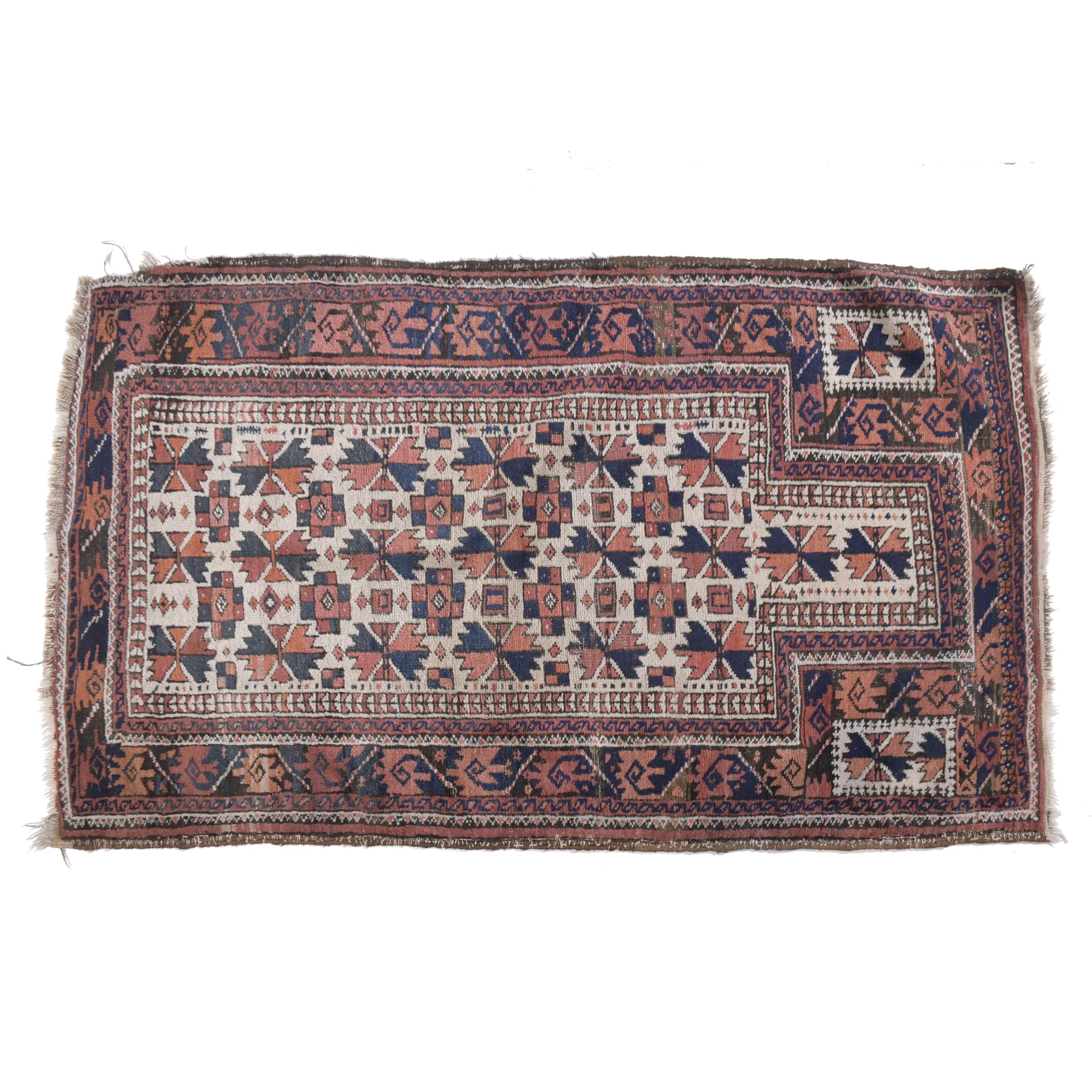 PERSIAN PRAYER CARPET, 20TH CENTURY.