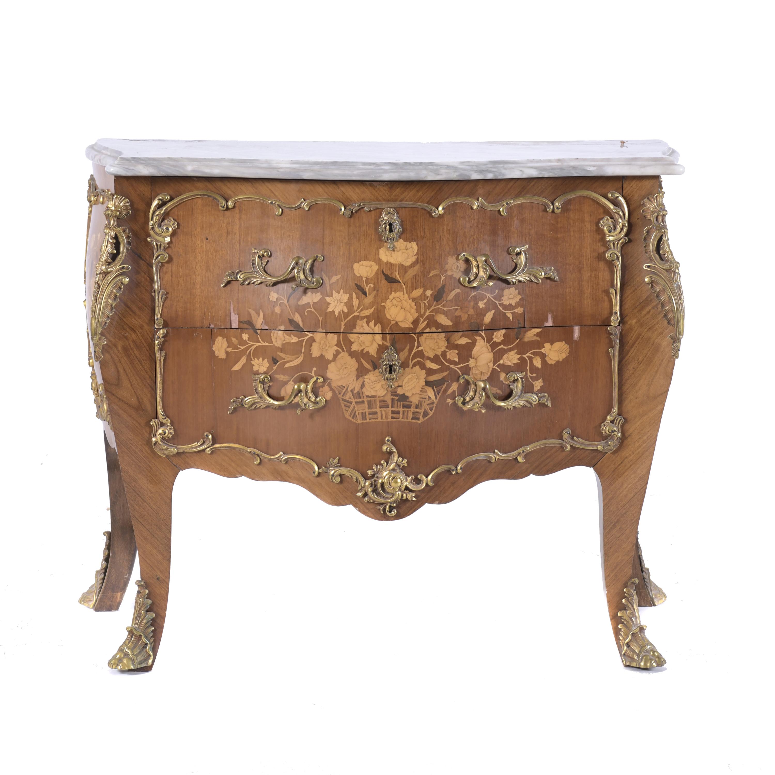LOUIS XV STYLE CHEST OF DRAWERS, 20TH CENTURY.