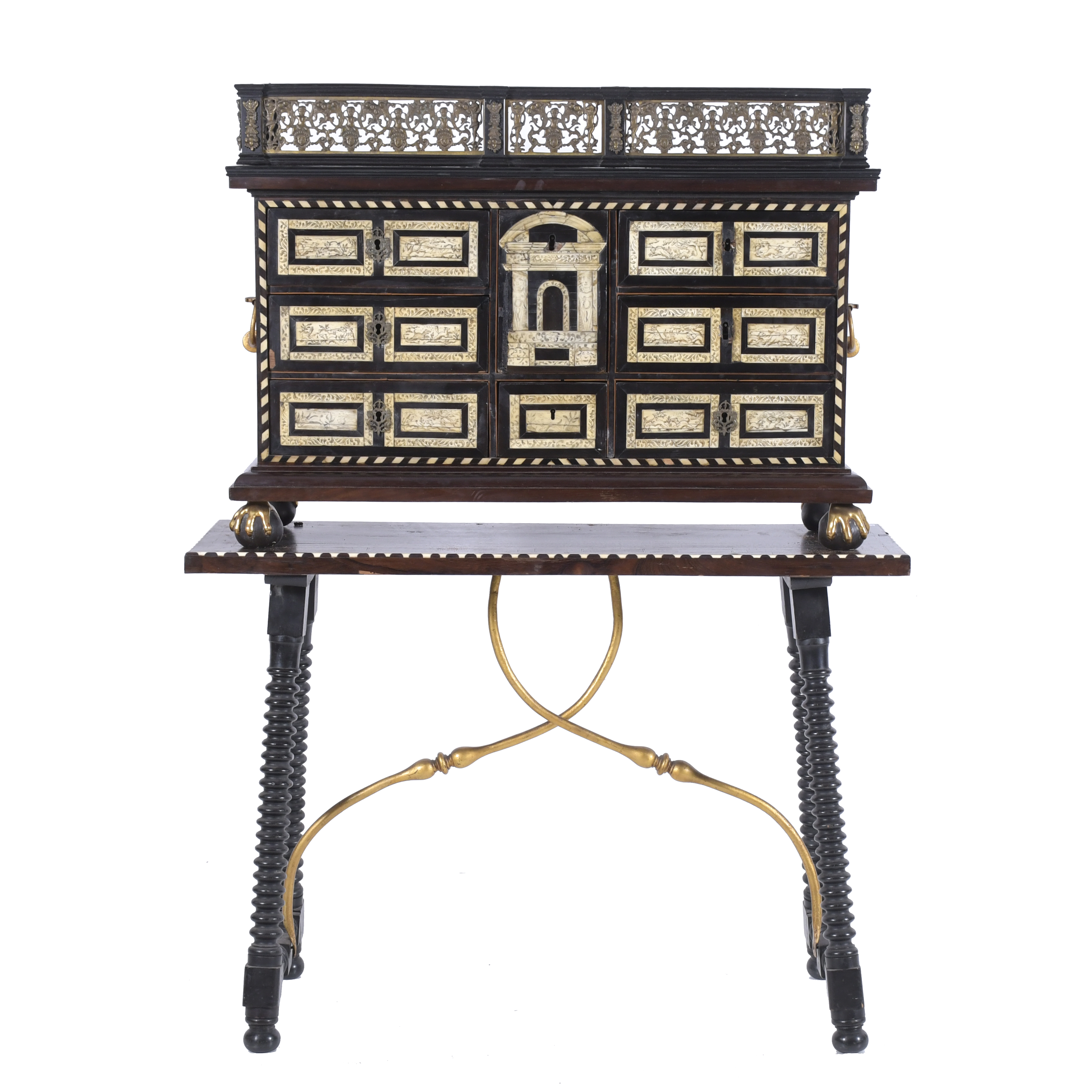 PROBABLY ITALIAN MANNERIST STYLE CABINET, 19TH CENTURY.