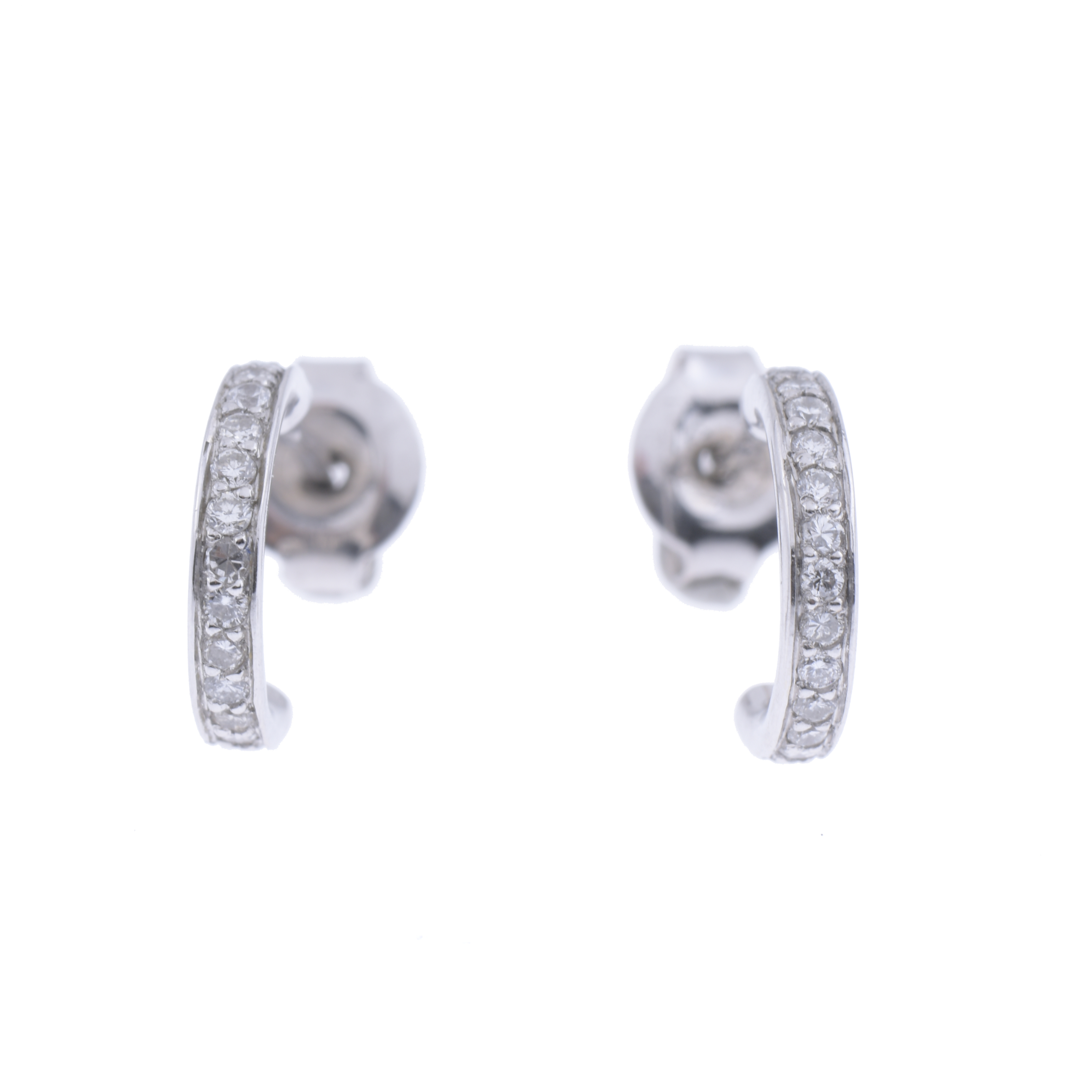 SMALL EARRINGS WITH DIAMONDS.