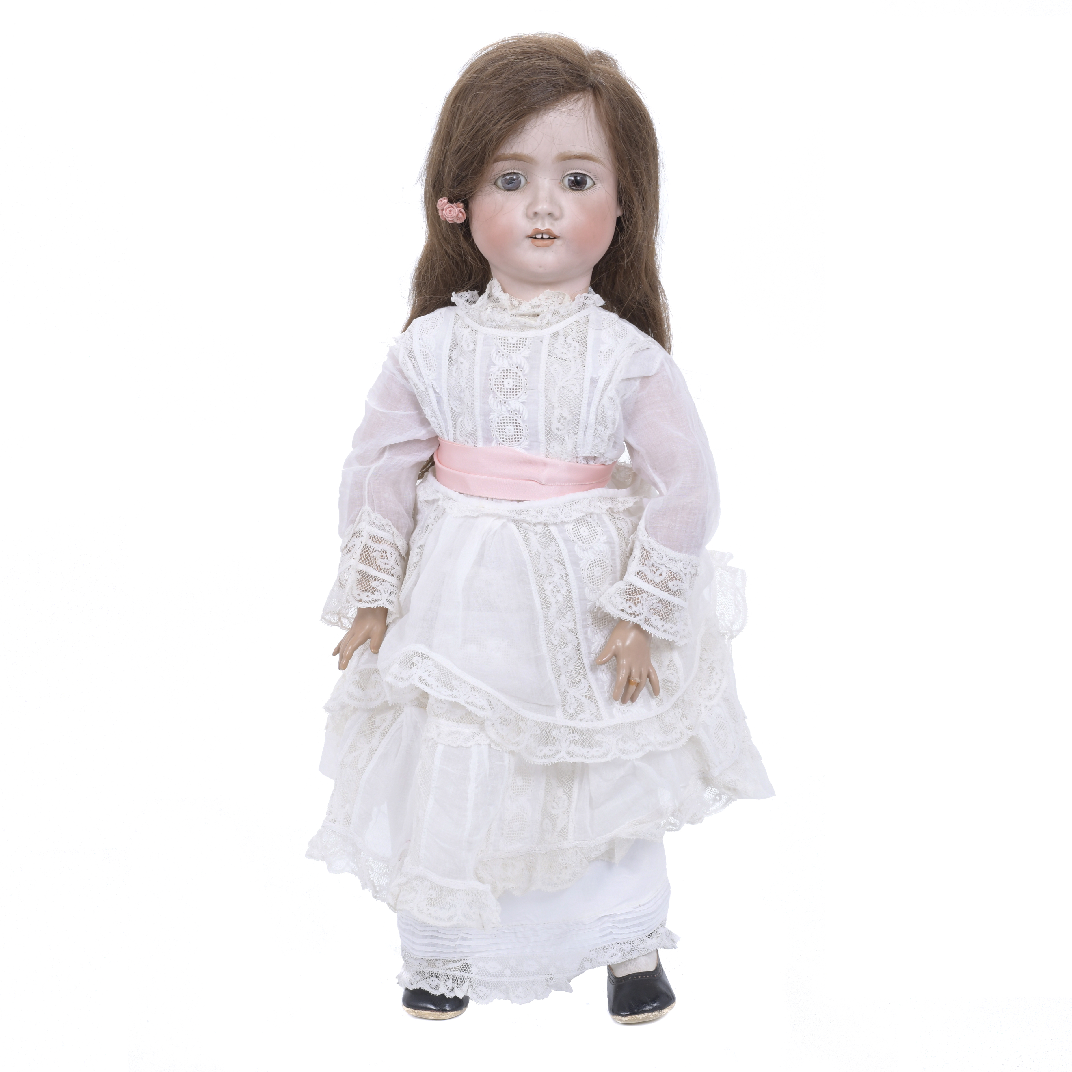 GERMAN PORCELAIN DOLL, 1906.