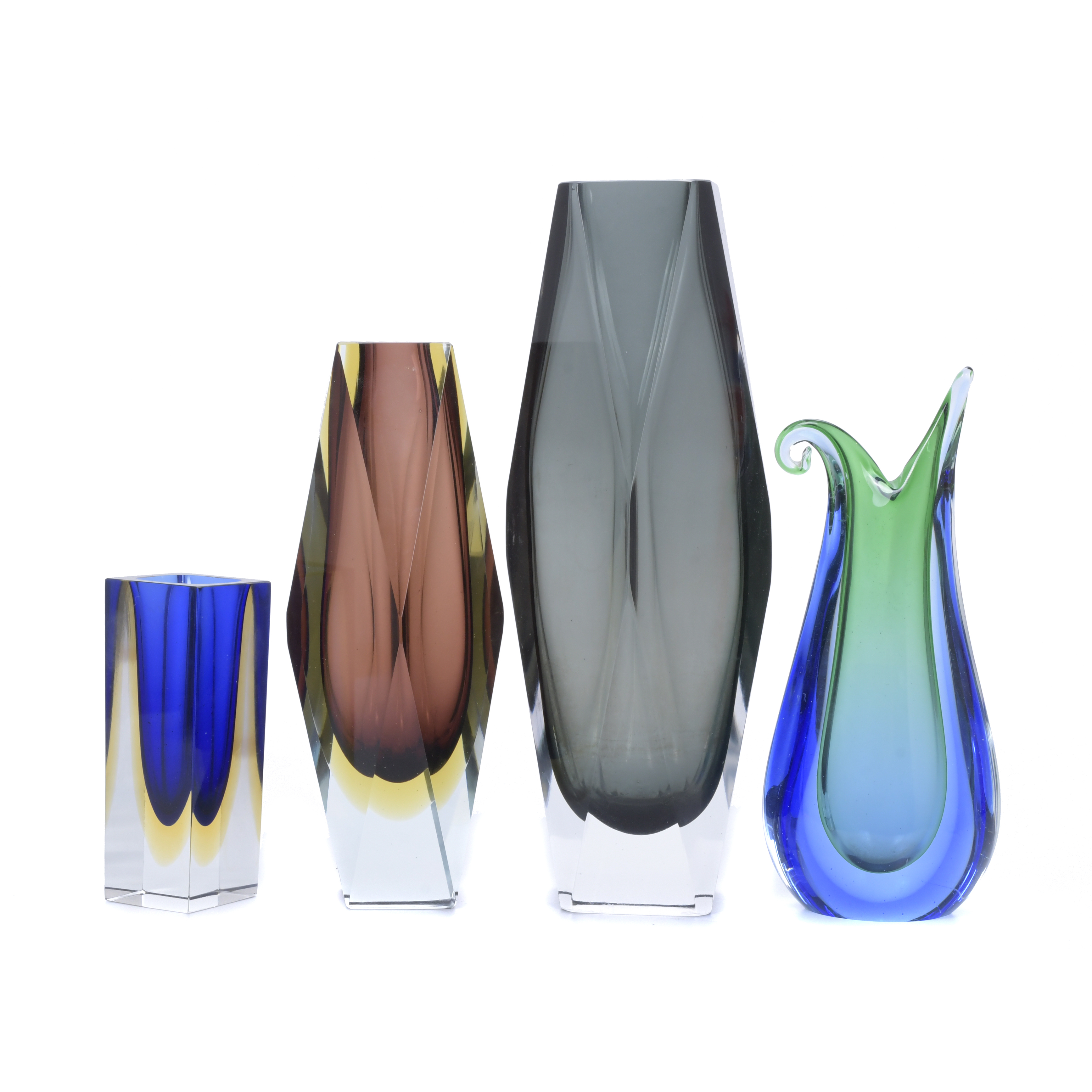 FLAVIO POLI. FOUR VASES.