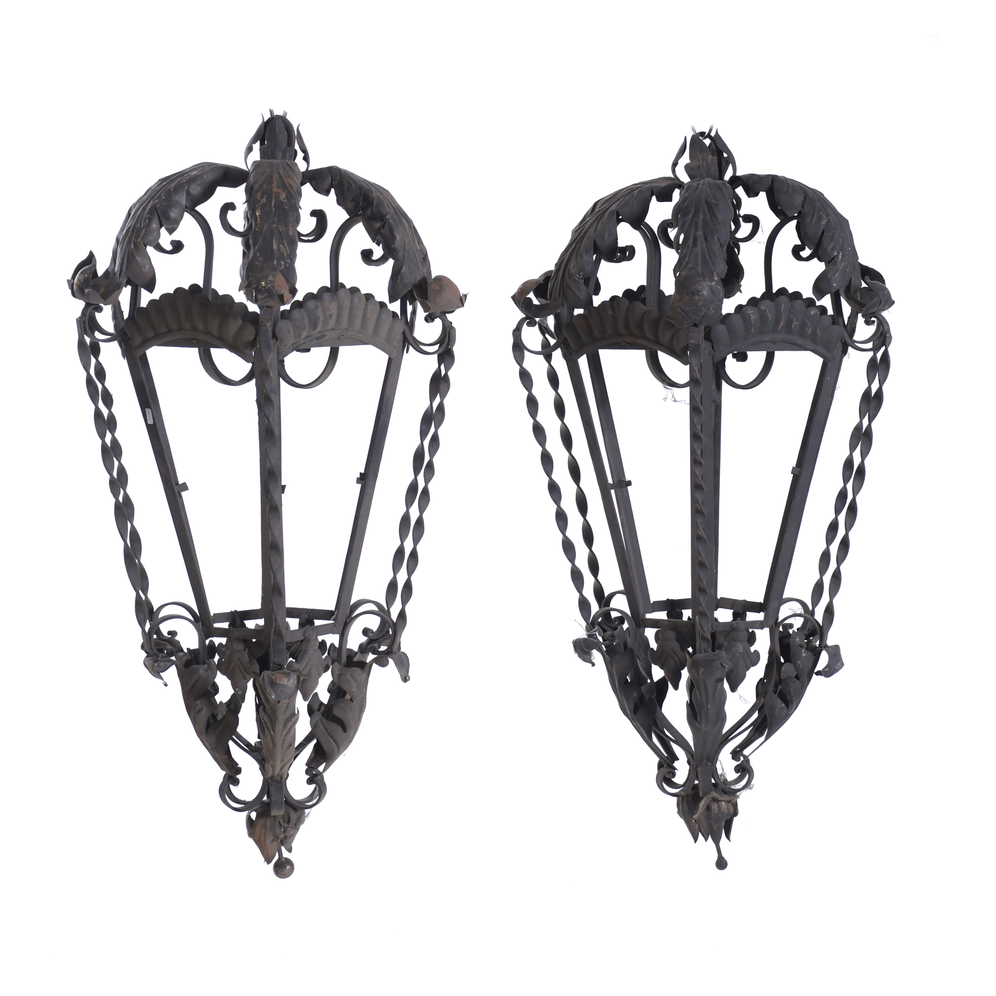 PAIR OF LANTERNS, FIRST HALF 20TH CENTURY.