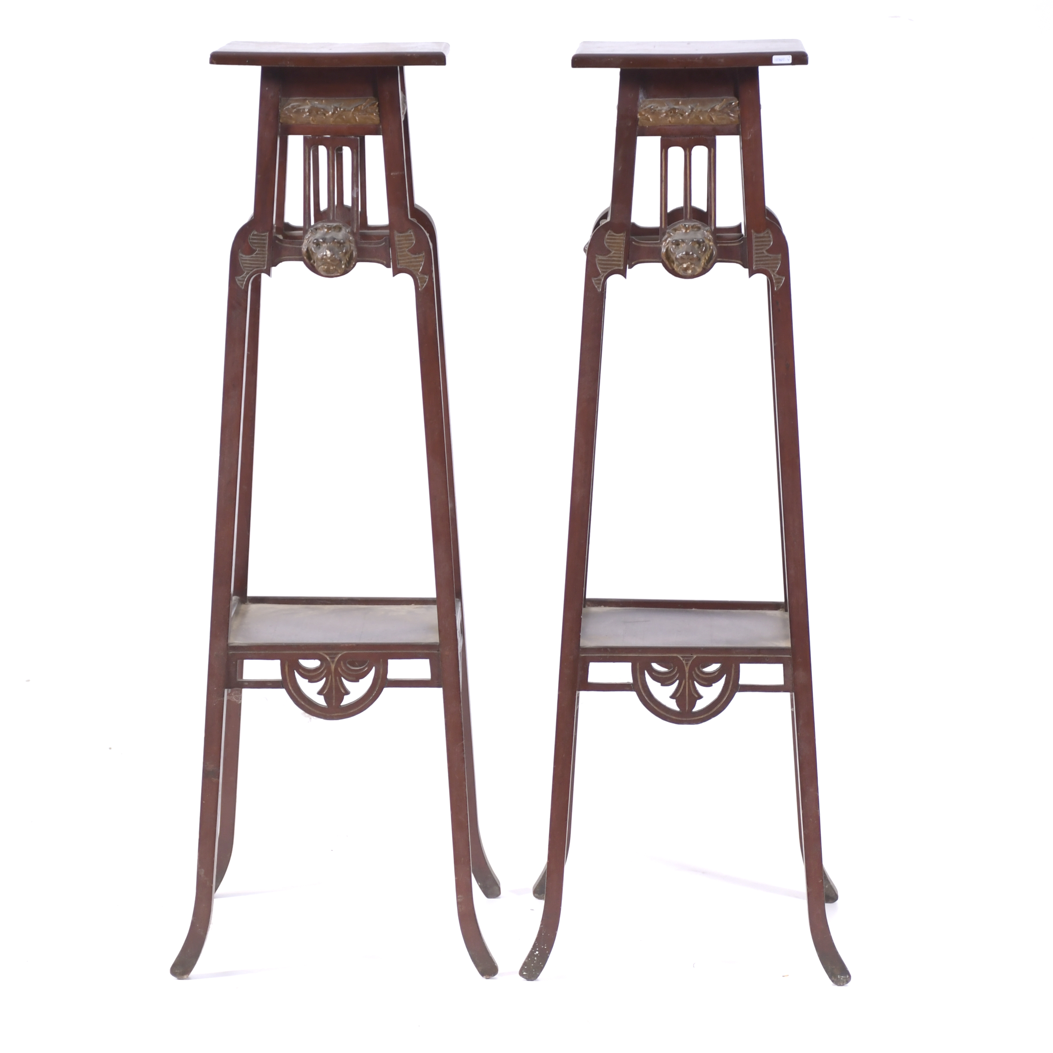 PAIR OF "NOUCENTISTA" STANDS.