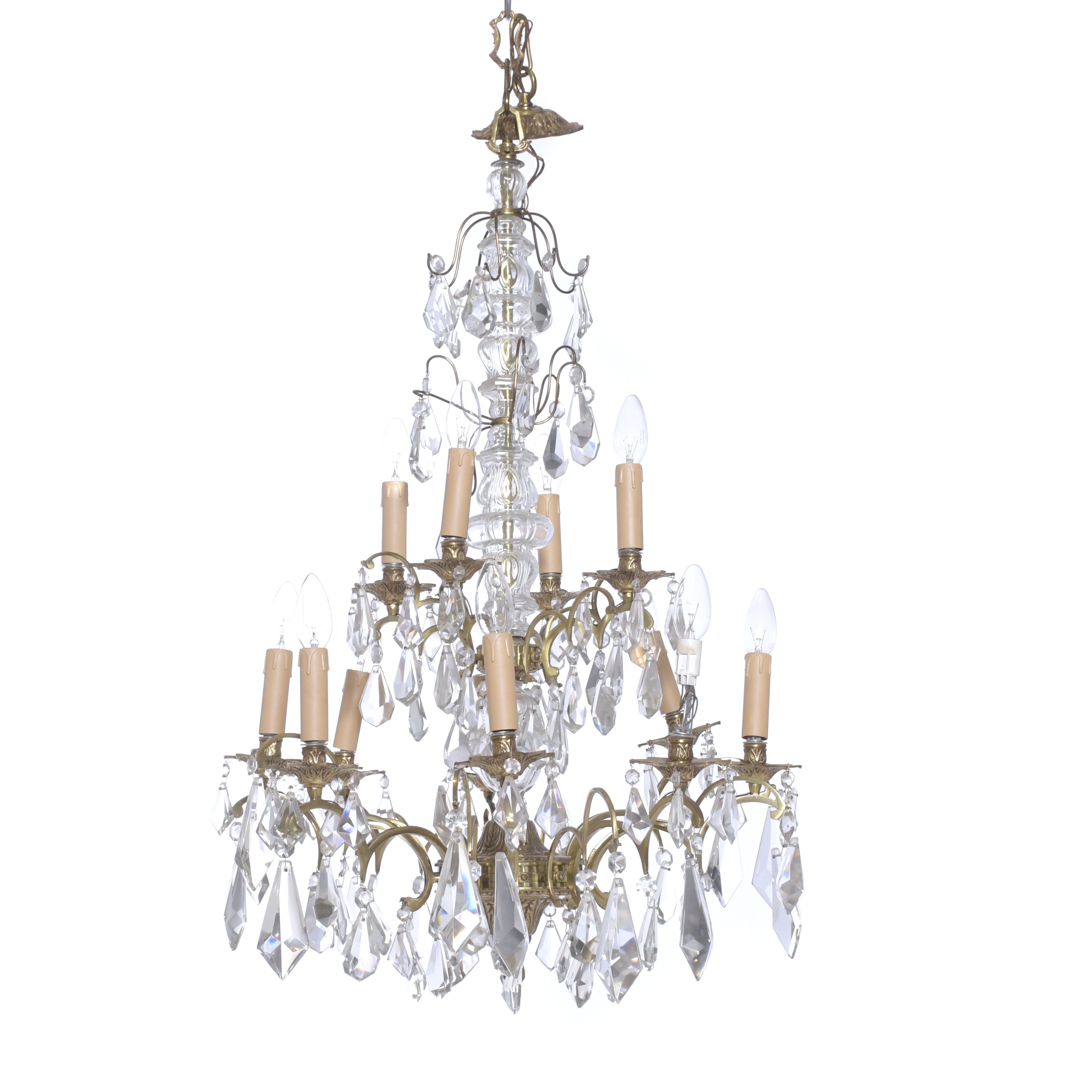 CHANDELIER, FIRST HALF OF THE 20TH CENTURY.