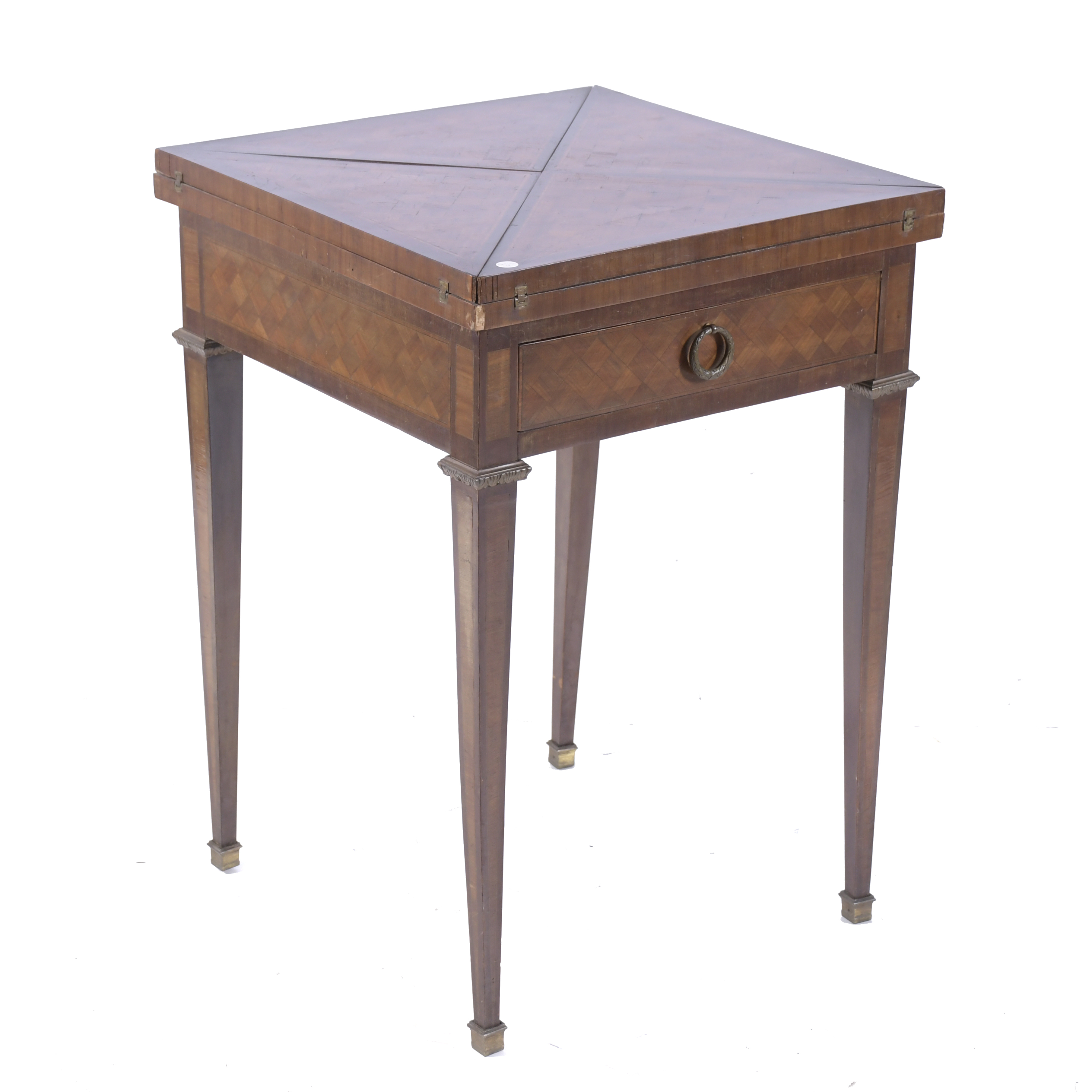 DIRECTORY GAME TABLE, EARLY 19TH CENTURY, CIRCA 1800.